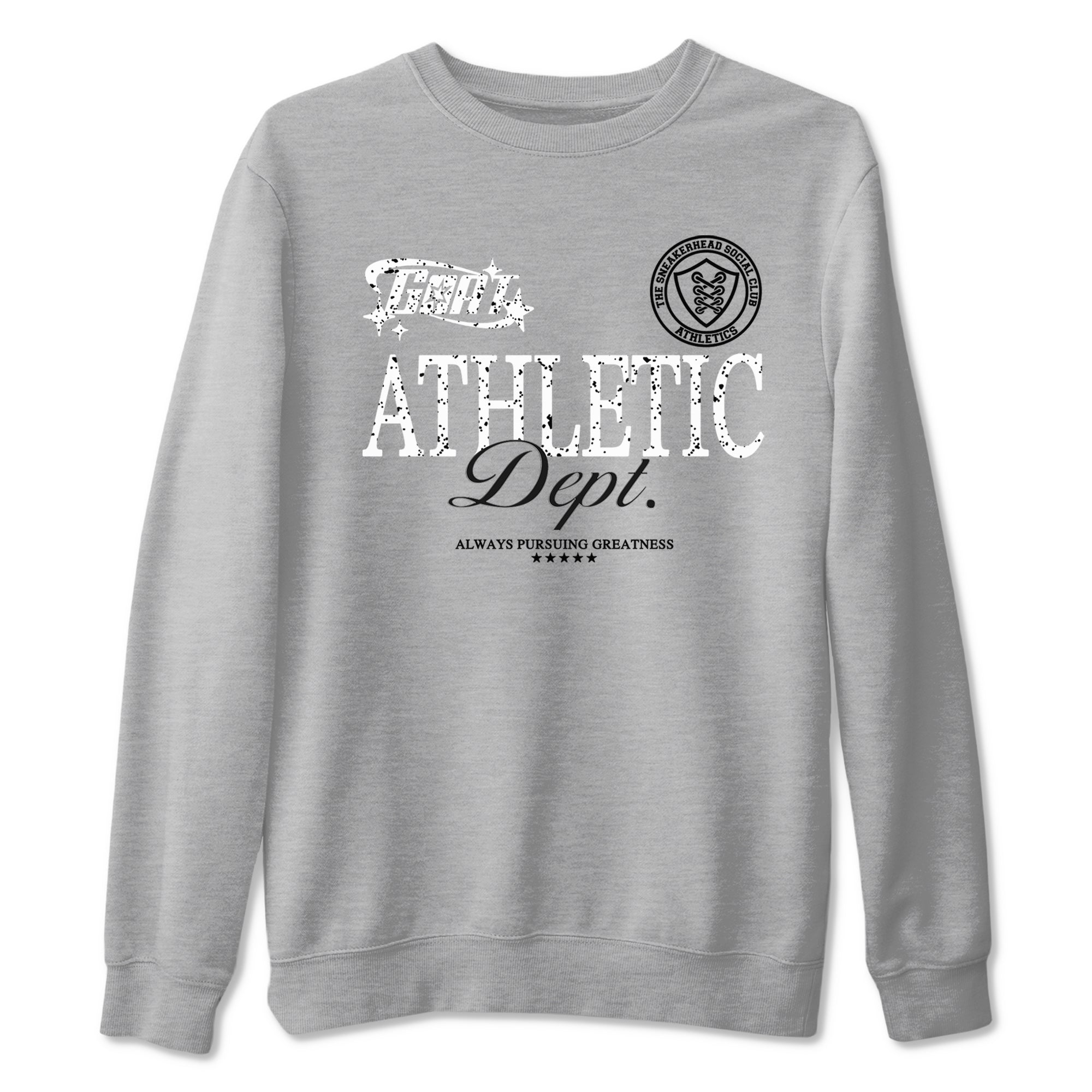 5s White Black shirts to match jordans Goat Athletic Dept sneaker match tees Air Jordan 5 White Black Drip Gear Zone unisex cotton Heather Grey 2 crew neck shirts