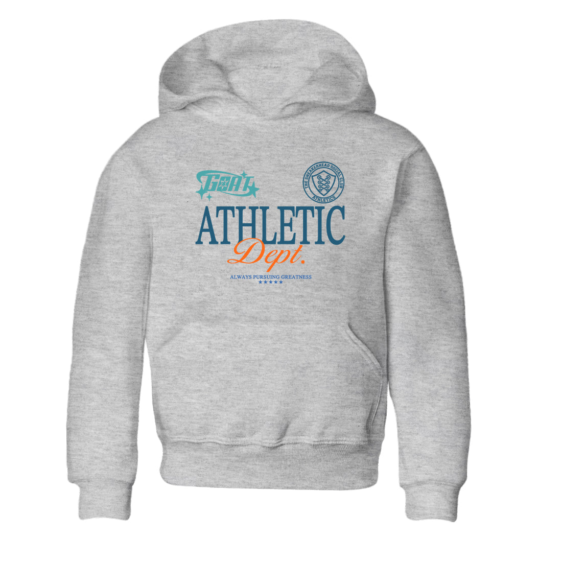 Yeezy 700 Faded Azure shirts to match jordans Goat Athletic Dept sneaker match tees Yeezy 700 Faded Azure match shoes to clothes Drip Gear Zone Youth Baby Heather Grey 2 tee