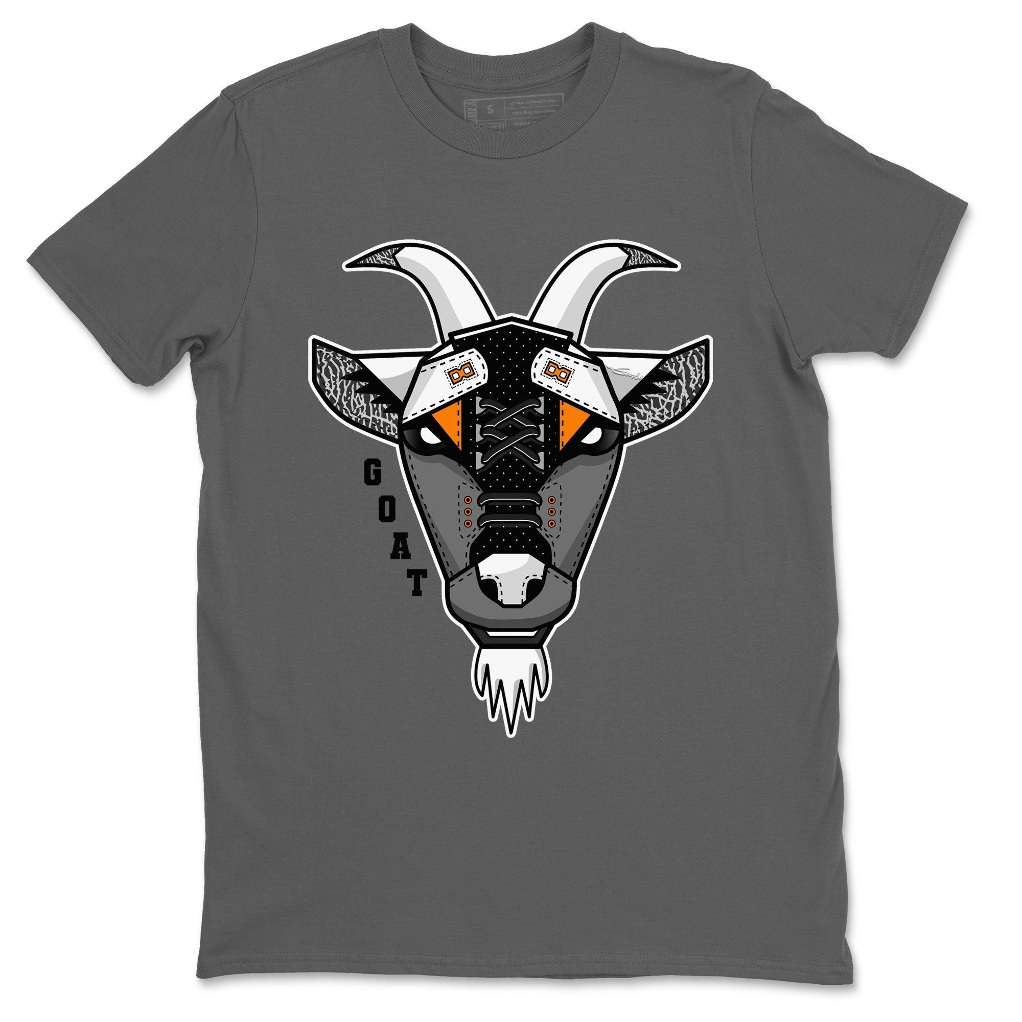 Air Jordan 3 Retro Fear shirt to match jordans Goat Face sneaker tees Air Jordan 3 Fear Drip Gear Zone Sneaker Matching Clothing Brand Unisex Sneaker Tee Cool Grey 2 T-Shirt