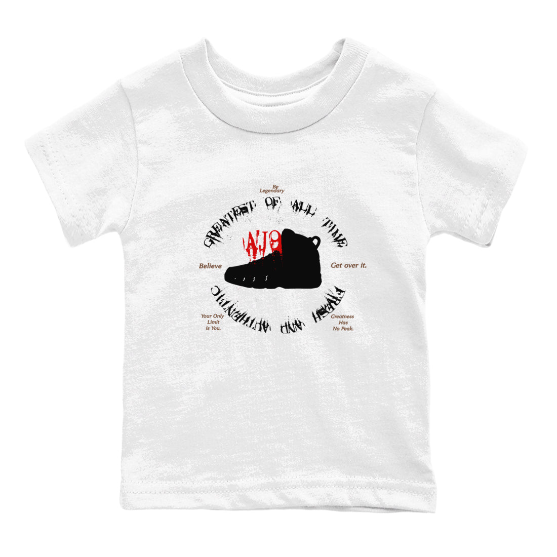 9s Olive shirts to match jordans Goat Kick sneaker match tees Air Jordan 9 Olive match shoes to clothes Drip Gear Zone Youth Baby White 2 tee