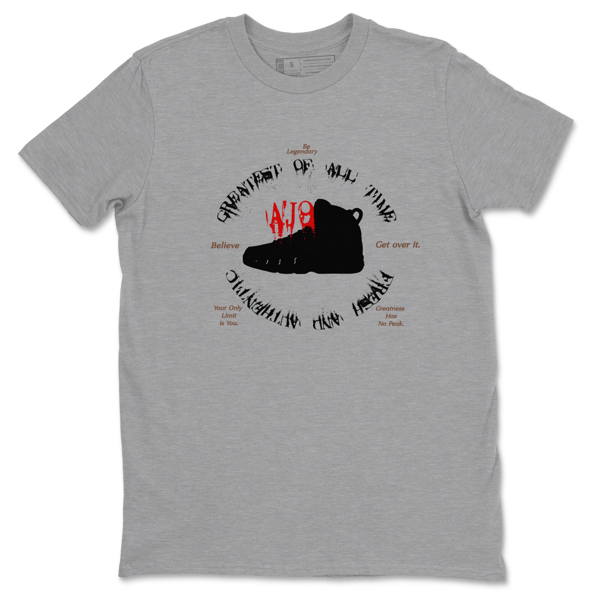 9s Olive shirts to match jordans Goat Kick sneaker match tees Air Jordan 9 Olive match shoes to clothes Drip Gear Zone unisex cotton Heather Grey 2 shirts