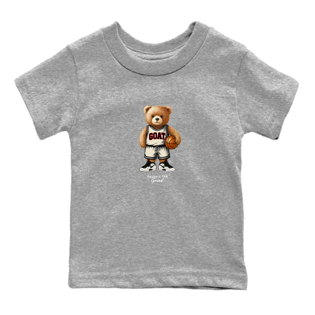 Sneaker Threads  Sneaker Tees To Match Air Foamposite One Pearl  GOAT Mode Youth Graphic Tee Heather Grey 2. Perfect for Jordan releases 2025 colorways.