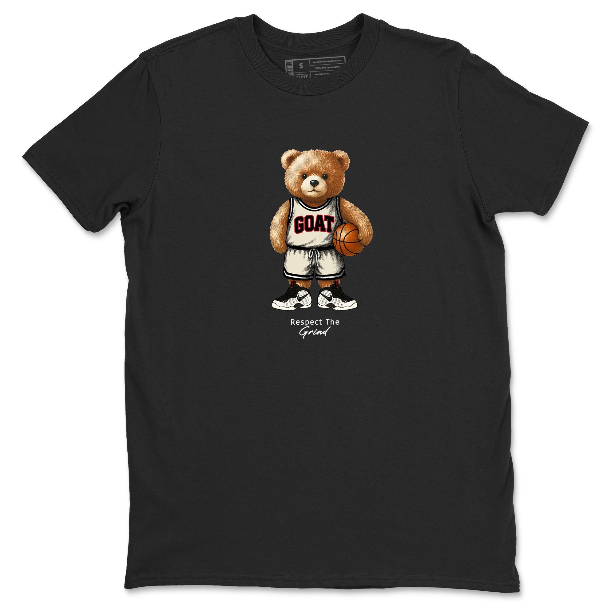 Sneaker Threads  Sneaker Tees To Match Air Foamposite One Pearl  GOAT Mode Graphic Tee Black 2. Perfect for Jordan releases 2025 colorways.