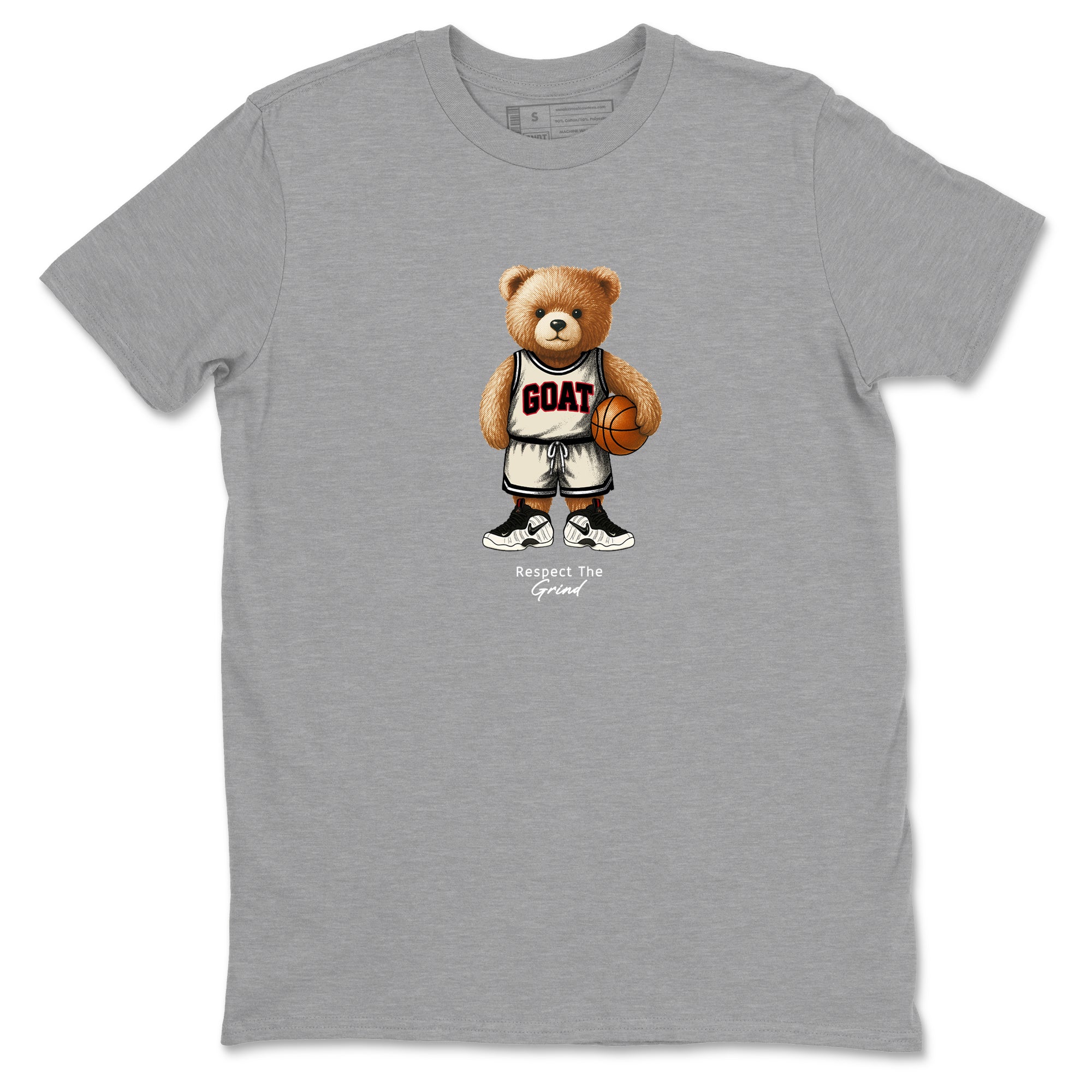 Sneaker Threads  Sneaker Tees To Match Air Foamposite One Pearl  GOAT Mode Graphic Tee Heather Grey 2. Perfect for Jordan releases 2025 colorways.