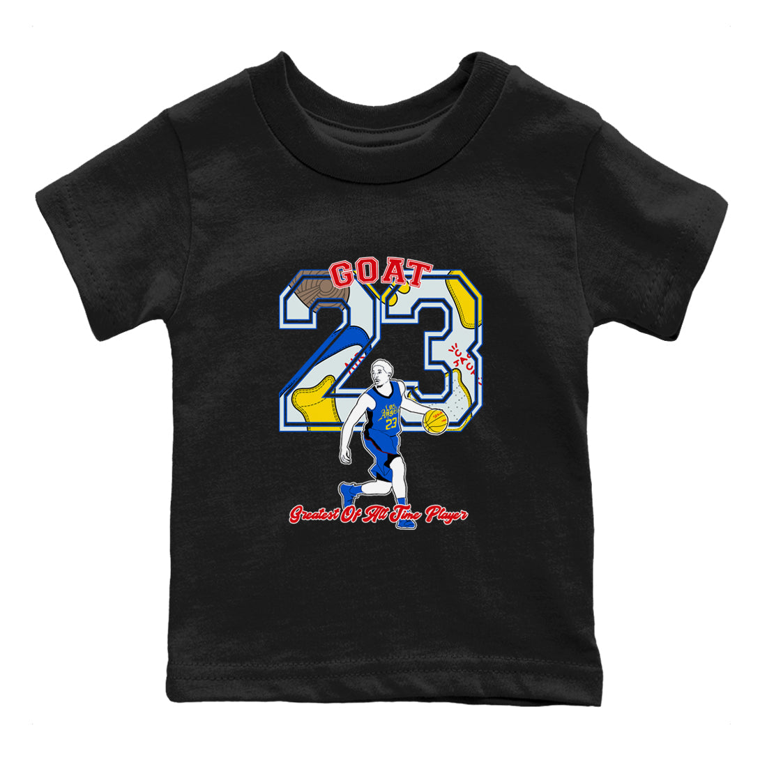 1s Travis Scott Canary shirt to match jordans Goat Player sneaker tees Air Jordan 1 Travis Scott Canary Drip Gear Zone baby toddler Black 2 cotton Shirt