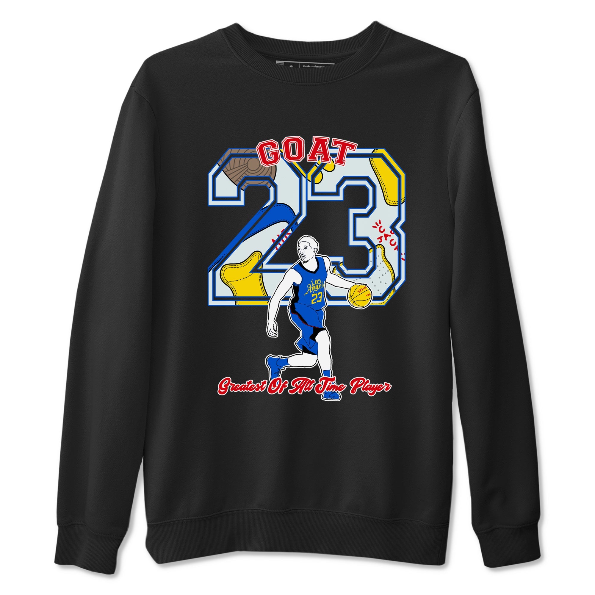 1s Travis Scott Canary shirt to match jordans Goat Player sneaker tees Air Jordan 1 Travis Scott Canary Drip Gear Zone unisex cotton Black 2 crew neck shirt