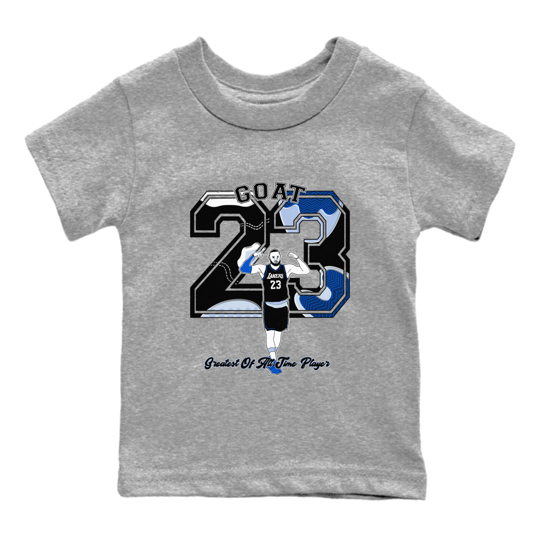 11s Space shirt to match jordans Goat Player sneaker tees Air Jordan 11 Space Drip Gear Zone baby toddler Heather Grey 2 cotton Shirt