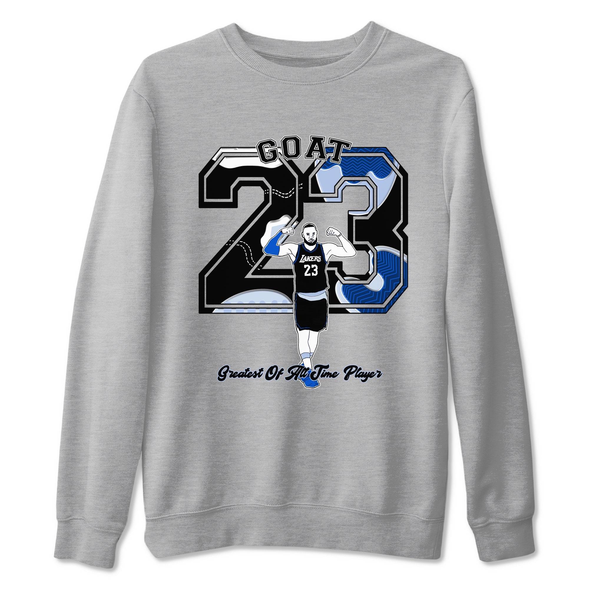 11s Space shirt to match jordans Goat Player sneaker tees Air Jordan 11 Space Drip Gear Zone unisex cotton Heather Grey 2 crew neck shirt