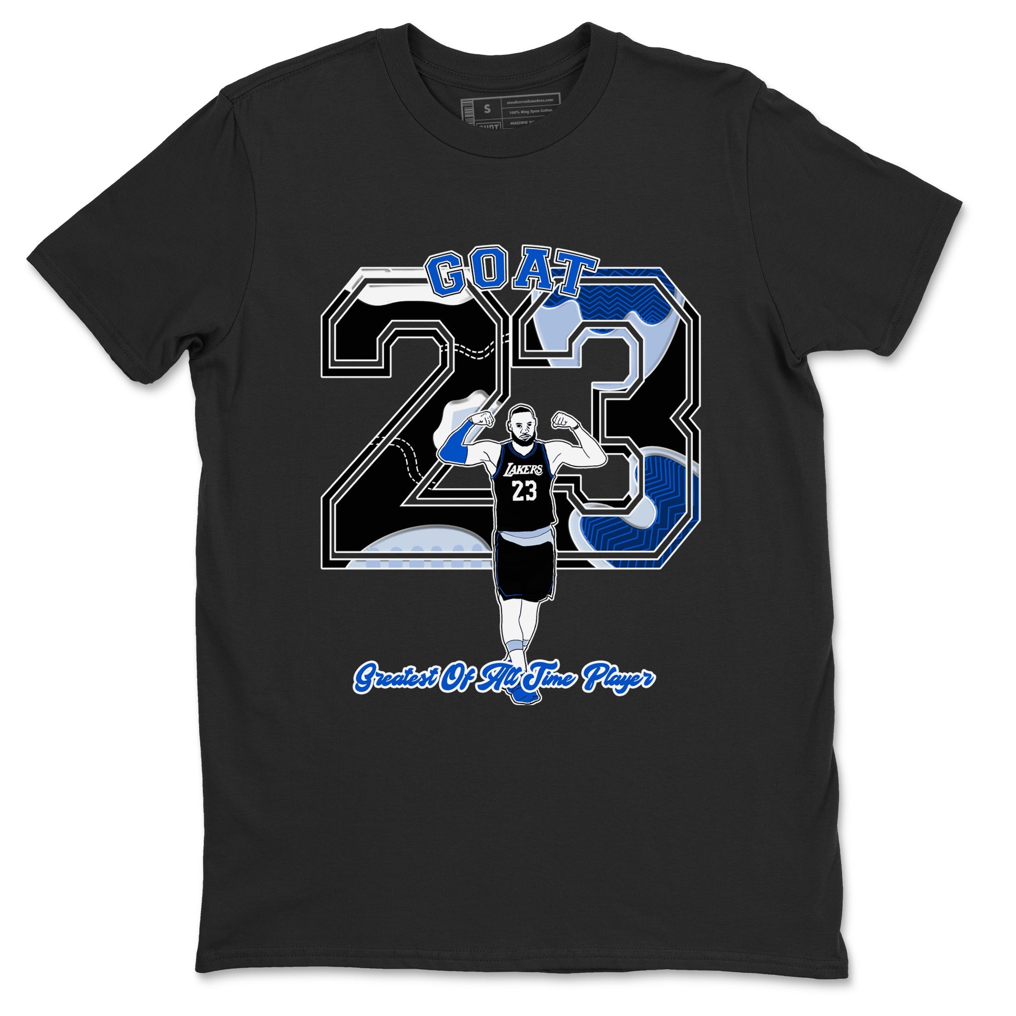 11s Space shirt to match jordans Goat Player sneaker tees Air Jordan 11 Space Drip Gear Zone unisex cotton Black 2 crew neck shirt