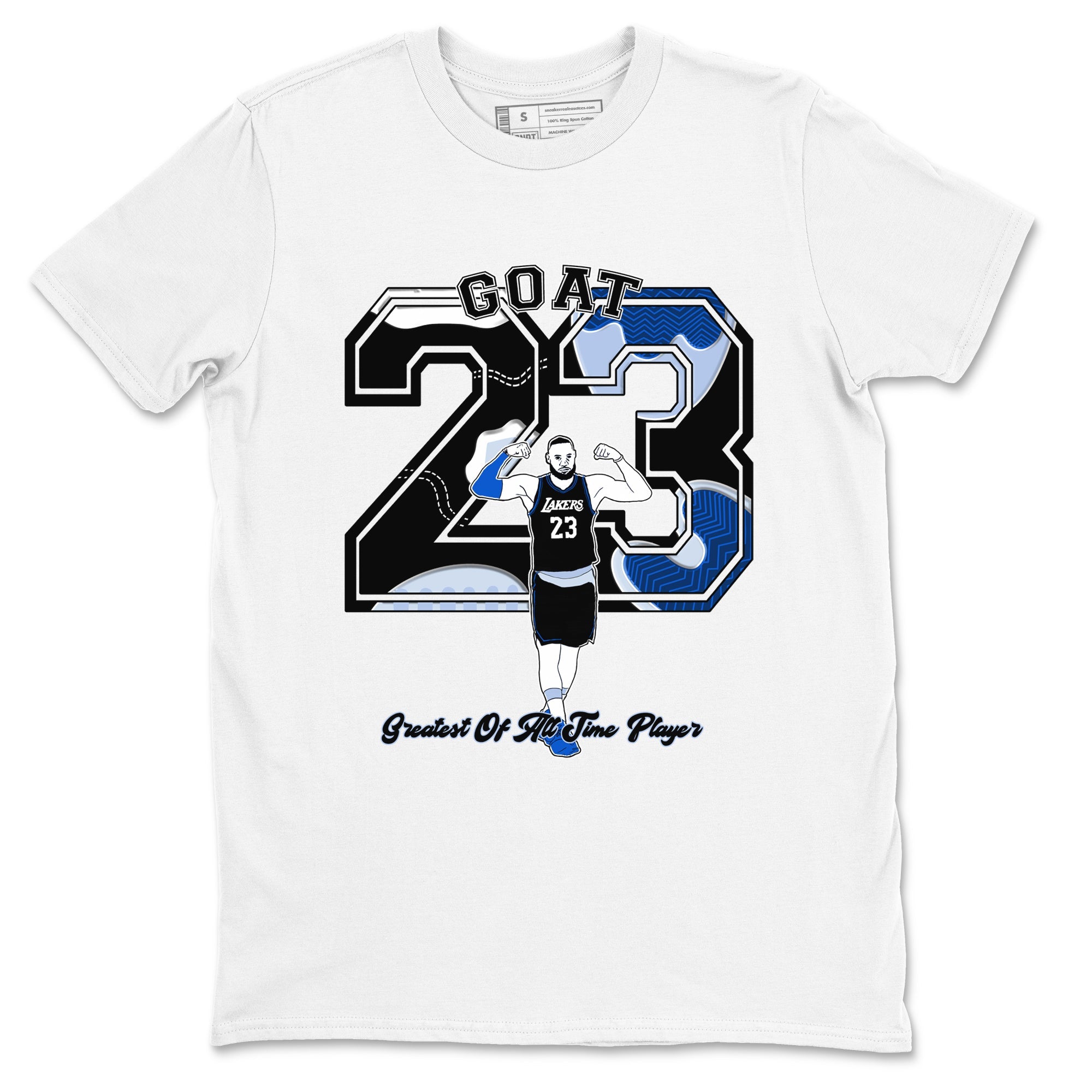 11s Space shirt to match jordans Goat Player sneaker tees Air Jordan 11 Space Drip Gear Zone unisex cotton White 2 crew neck shirt