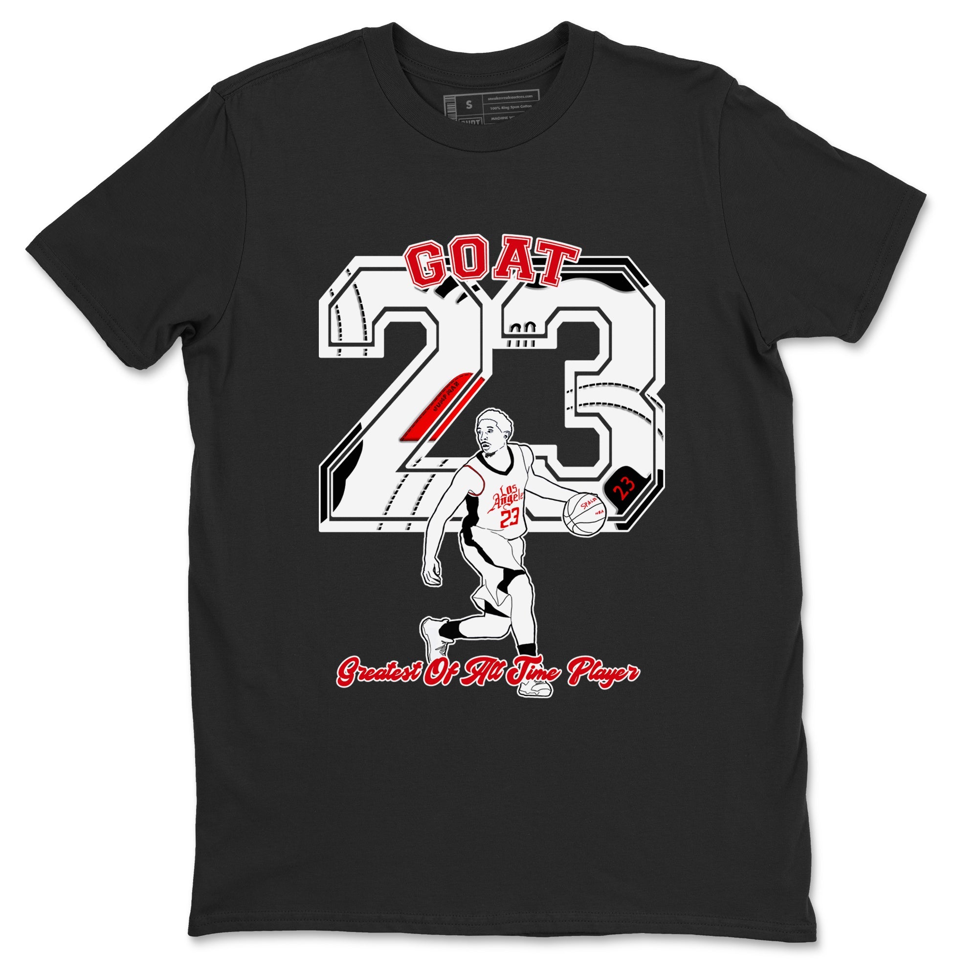 Air Jordan 12 Red Taxi shirts to match jordans Goat Player sneaker match tees 12s Red Taxi Drip Gear Zone unisex cotton Black 2 crew neck shirt
