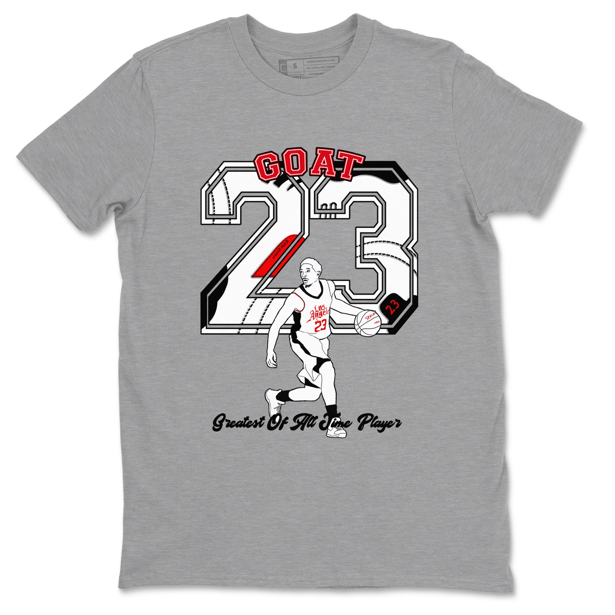 Air Jordan 12 Red Taxi shirts to match jordans Goat Player sneaker match tees 12s Red Taxi Drip Gear Zone unisex cotton Heather Grey 2 crew neck shirt