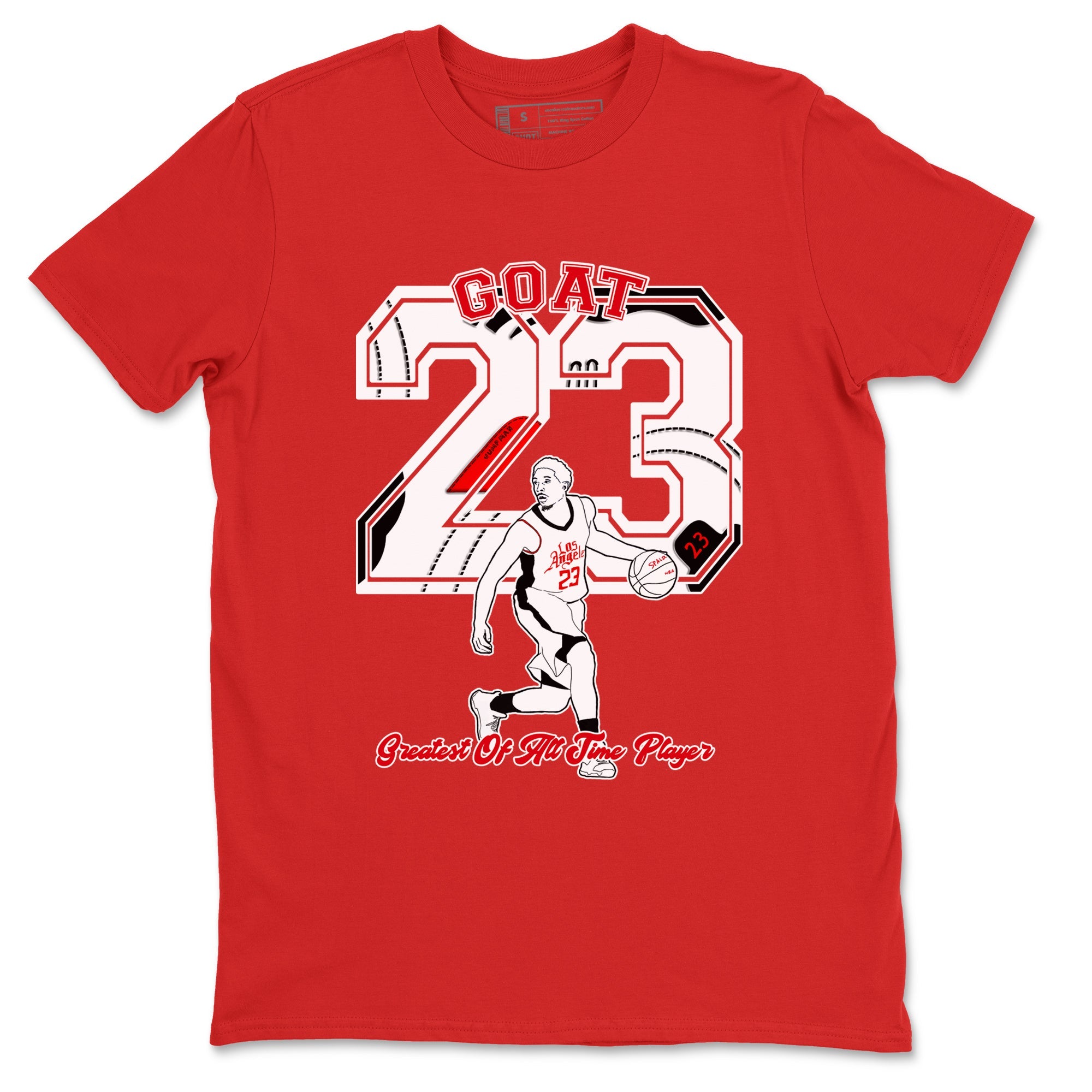 Air Jordan 12 Red Taxi shirts to match jordans Goat Player sneaker match tees 12s Red Taxi Drip Gear Zone unisex cotton Red 2 crew neck shirt