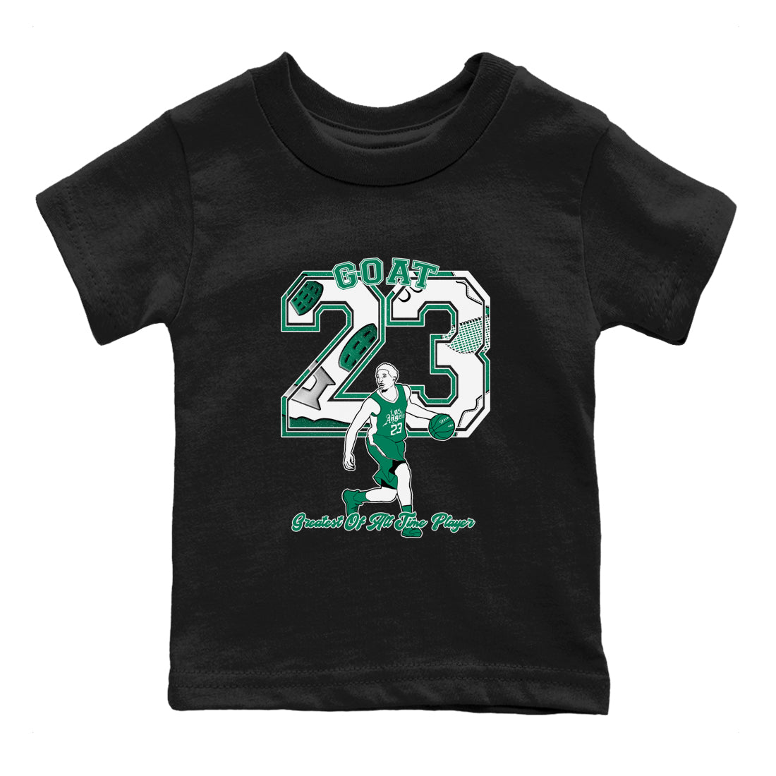 4s Oxidized Green shirts to match jordans Goat Player sneaker match tees Air Jordan 4 Oxidized Green Drip Gear Zone streetwear brand Baby and Youth Black 2 cotton tee