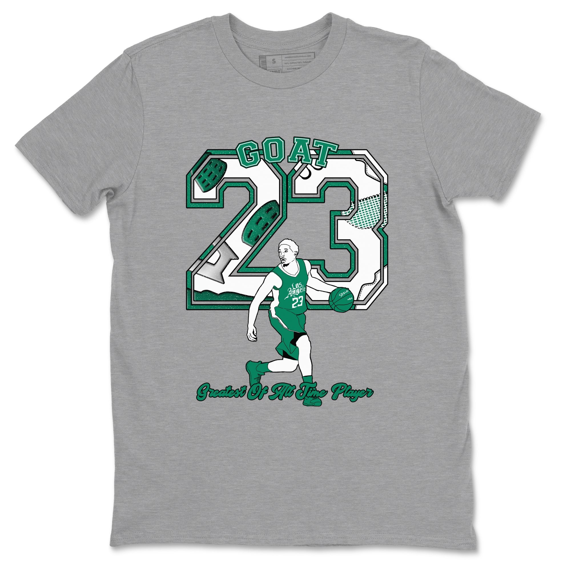 4s Oxidized Green shirts to match jordans Goat Player sneaker match tees Air Jordan 4 Oxidized Green Drip Gear Zone streetwear brand Heather Grey 2 unisex cotton tee