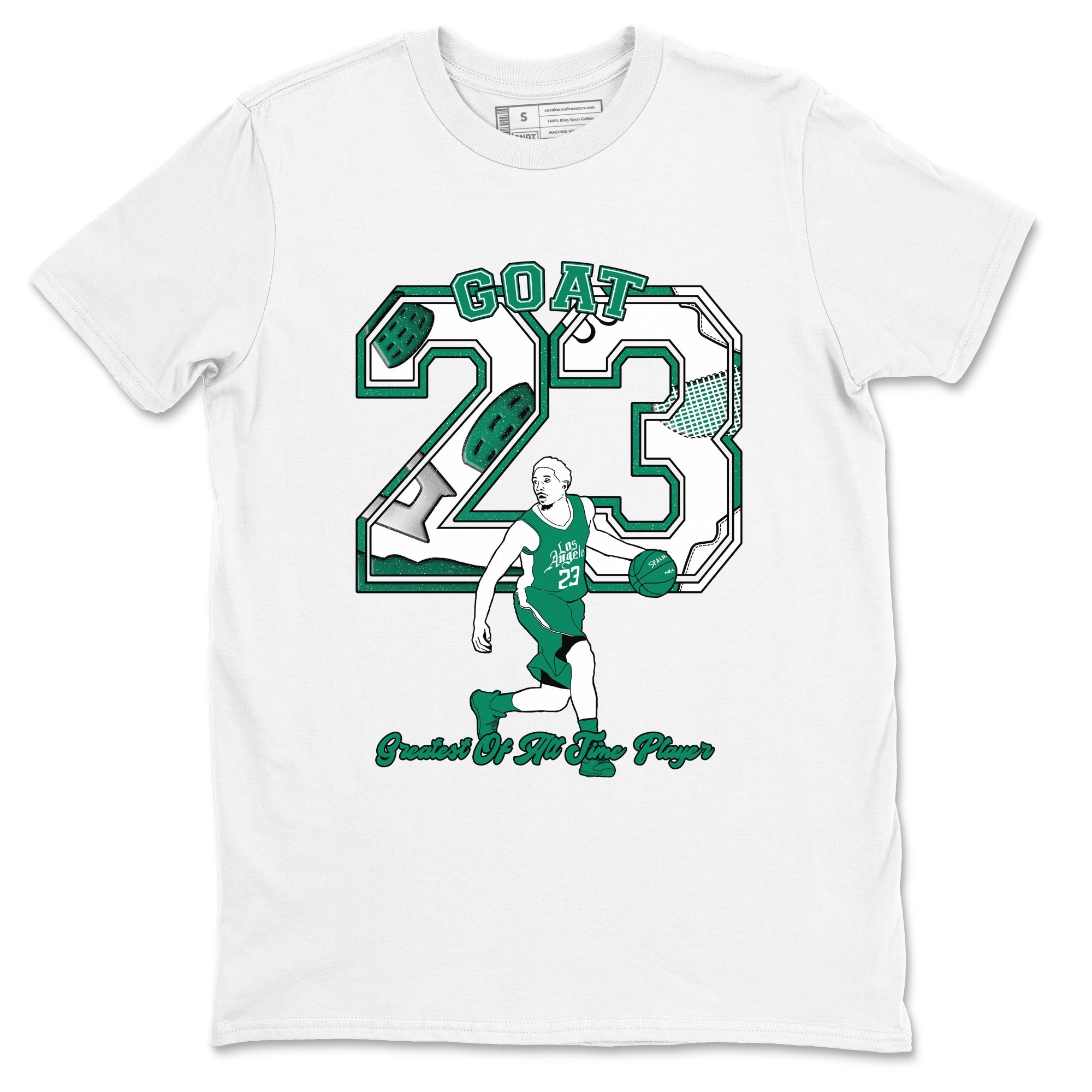 4s Oxidized Green shirts to match jordans Goat Player sneaker match tees Air Jordan 4 Oxidized Green Drip Gear Zone streetwear brand White 2 unisex cotton tee