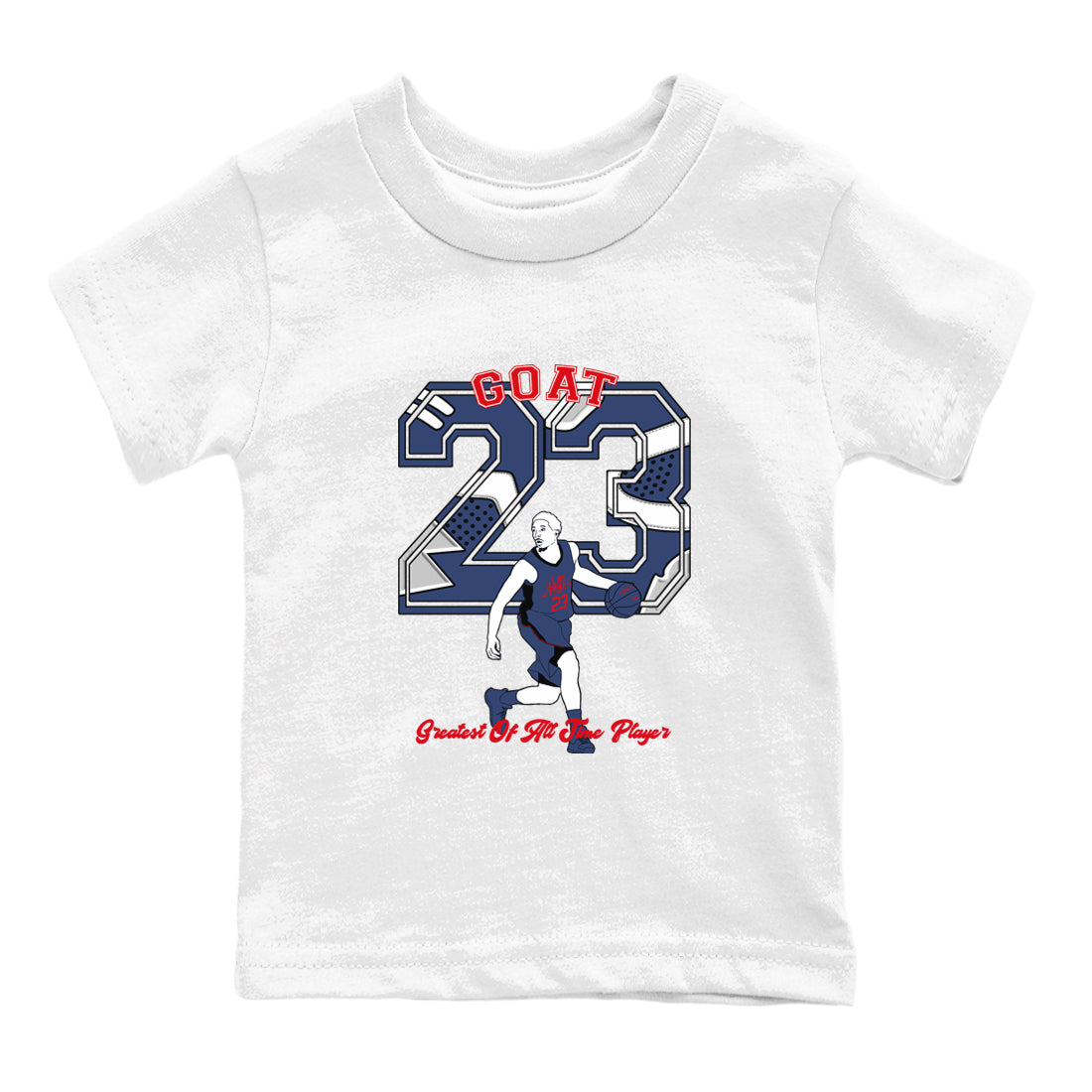 AJ6 Olympic shirt to match jordans Goat Player sneaker tees Air Jordan 6 Olympic Drip Gear Zone baby toddler White 2 cotton Shirt