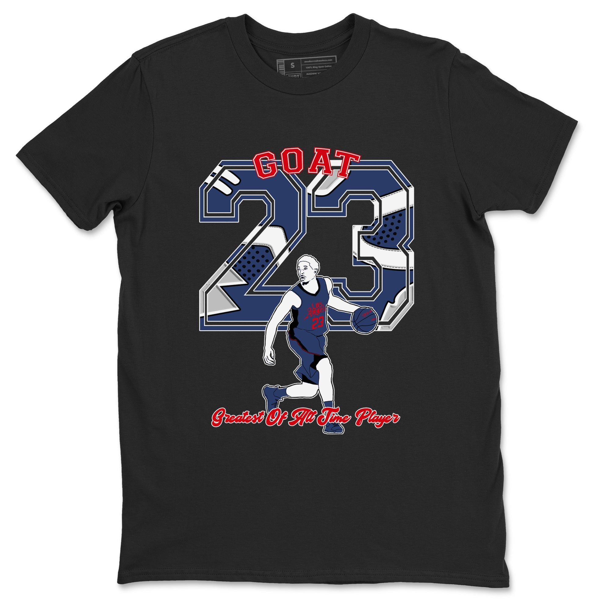 AJ6 Olympic shirt to match jordans Goat Player sneaker tees Air Jordan 6 Olympic Drip Gear Zone unisex cotton Black 2 crew neck shirt
