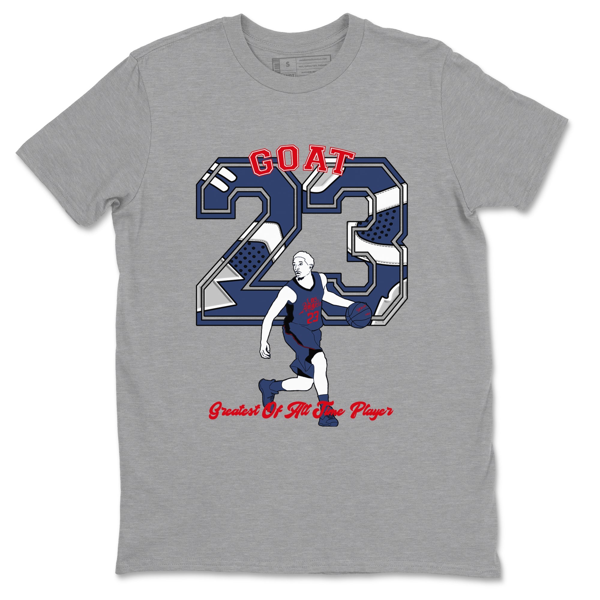 AJ6 Olympic shirt to match jordans Goat Player sneaker tees Air Jordan 6 Olympic Drip Gear Zone unisex cotton Heather Grey 2 crew neck shirt