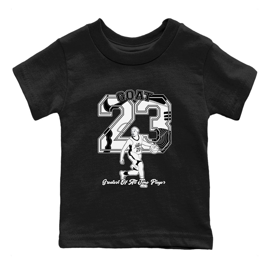 Dunk Black White shirts to match jordans Goat Player sneaker match tees Dunk Panda Drip Gear Zone Youth Baby Black 2 crew neck shirts