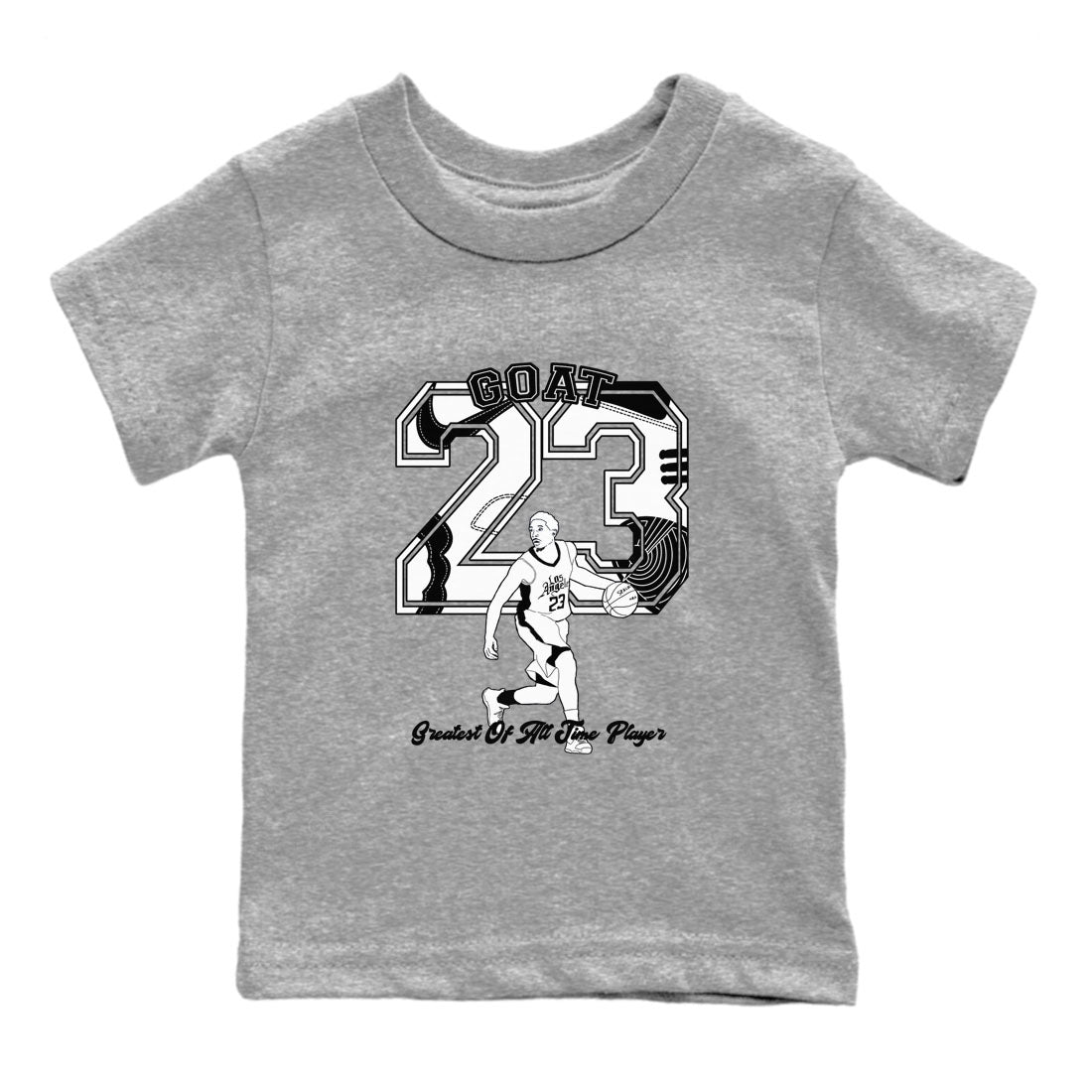 Dunk Black White shirts to match jordans Goat Player sneaker match tees Dunk Panda Drip Gear Zone Youth Baby Heather Grey 2 crew neck shirts