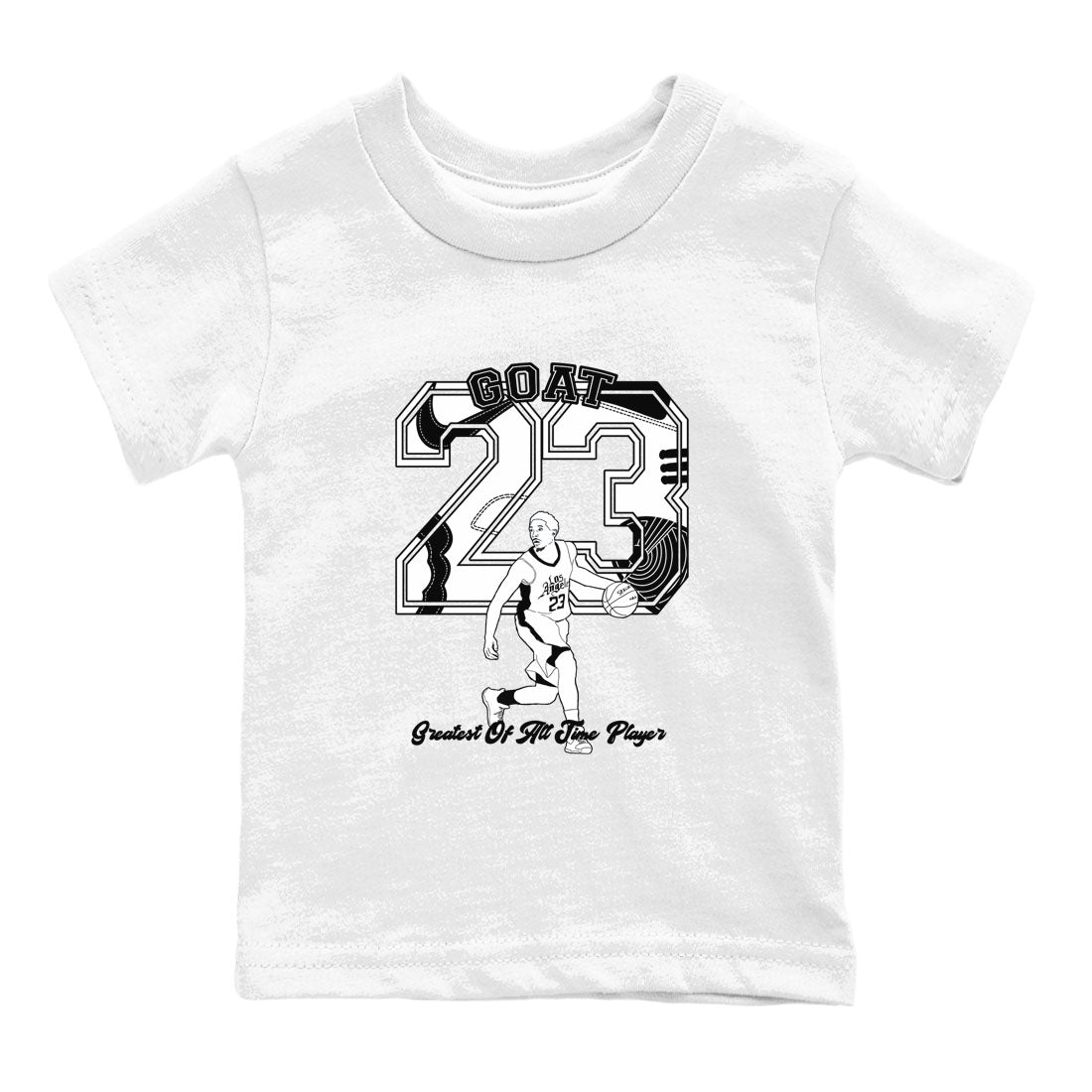 Dunk Black White shirts to match jordans Goat Player sneaker match tees Dunk Panda Drip Gear Zone Youth Baby White 2 crew neck shirts
