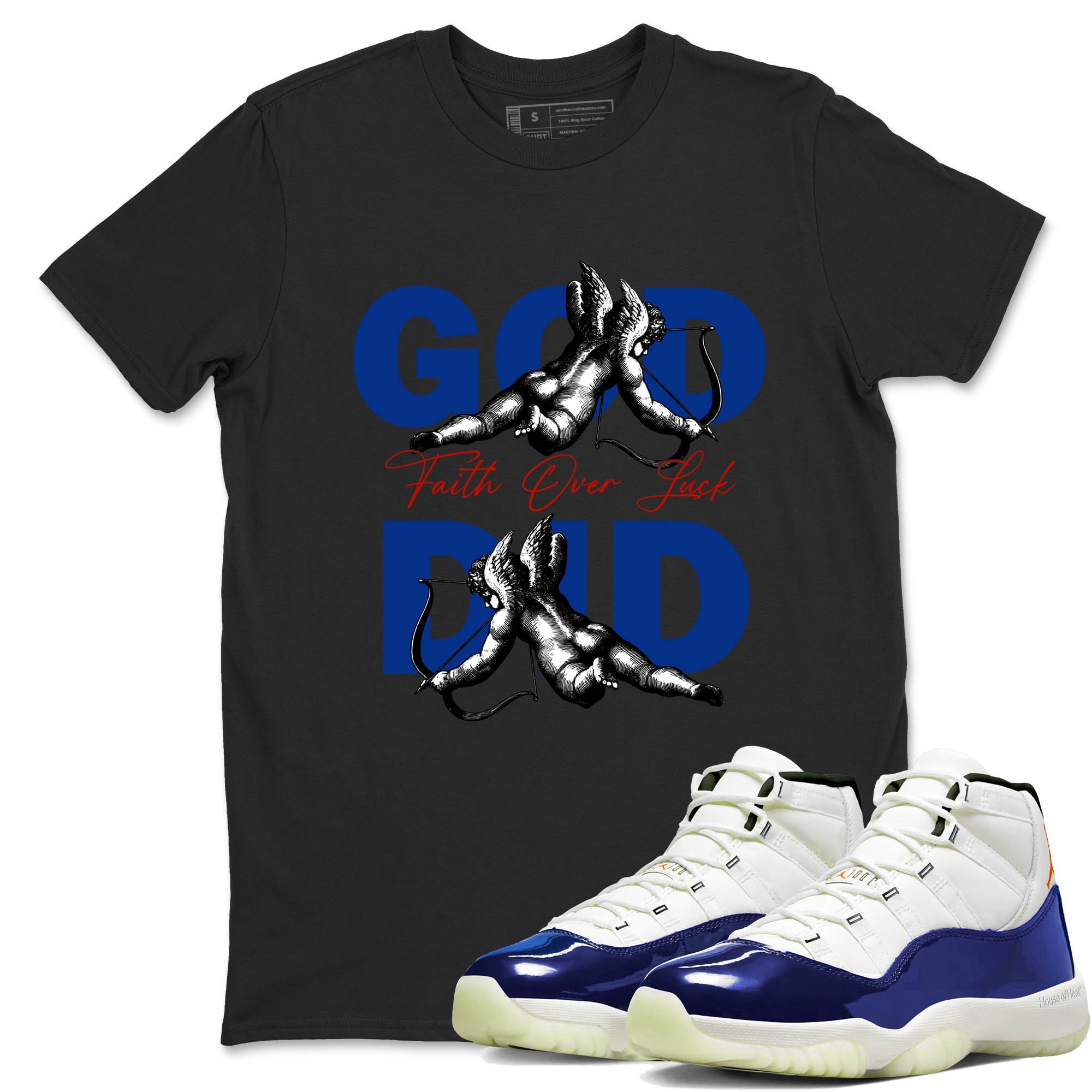 Sneaker Threads  Sneaker Tees To Match Air Jordan 11 Rare Air  God Did Graphic Tee Black 1. Perfect for Jordan releases 2025 colorways.