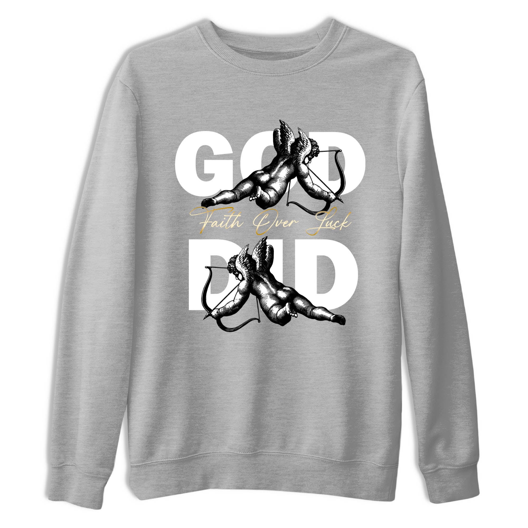 Sneaker Threads  Sneaker Tees To Match Air Jordan 12 Taxi  God Did Graphic Tee Heather Grey 2. Perfect for Jordan releases 2025 colorways.