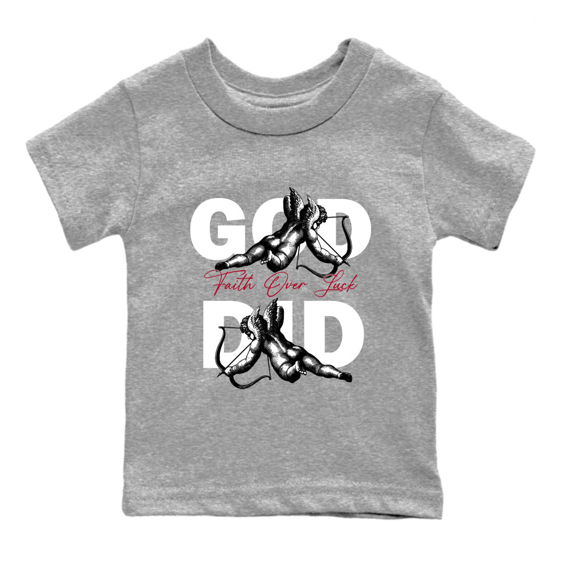 Sneaker Threads  Sneaker Tees To Match Air Jordan 8 Bunny  God Did Youth Graphic Tee Heather Grey 2. Perfect for Jordan releases 2025 colorways.