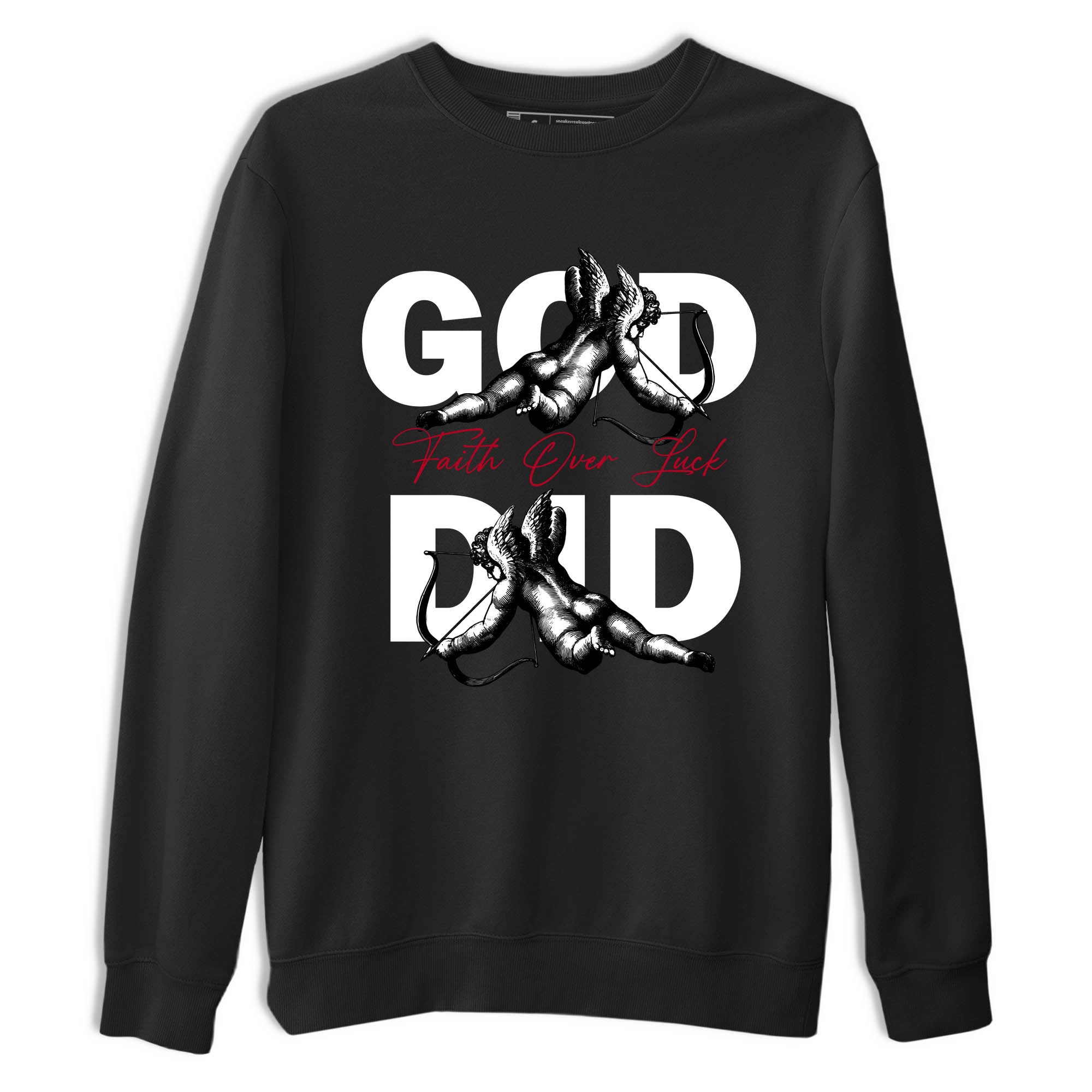 Sneaker Threads  Sneaker Tees To Match Air Jordan 8 Bunny  God Did Graphic Tee Black 2. Perfect for Jordan releases 2025 colorways.