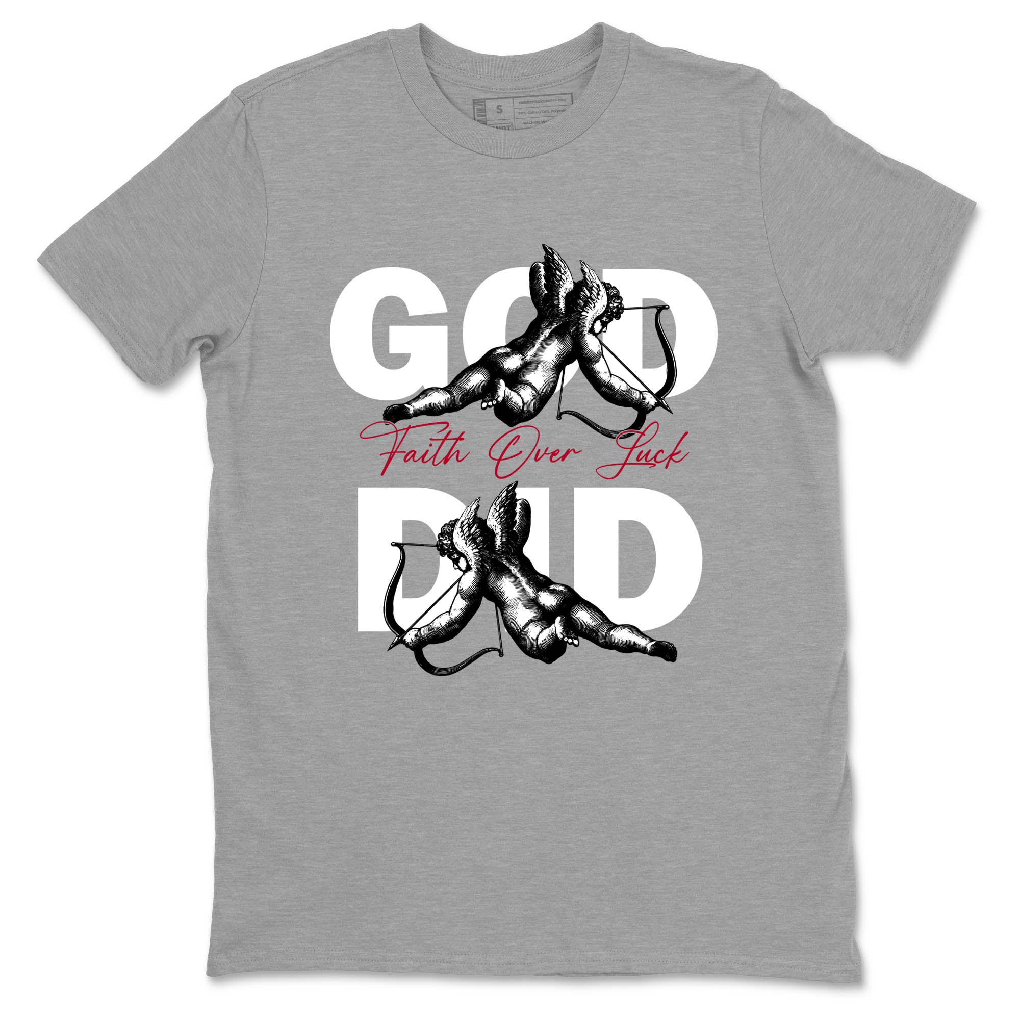 Sneaker Threads  Sneaker Tees To Match Air Jordan 8 Bunny  God Did Graphic Tee Heather Grey 2. Perfect for Jordan releases 2025 colorways.