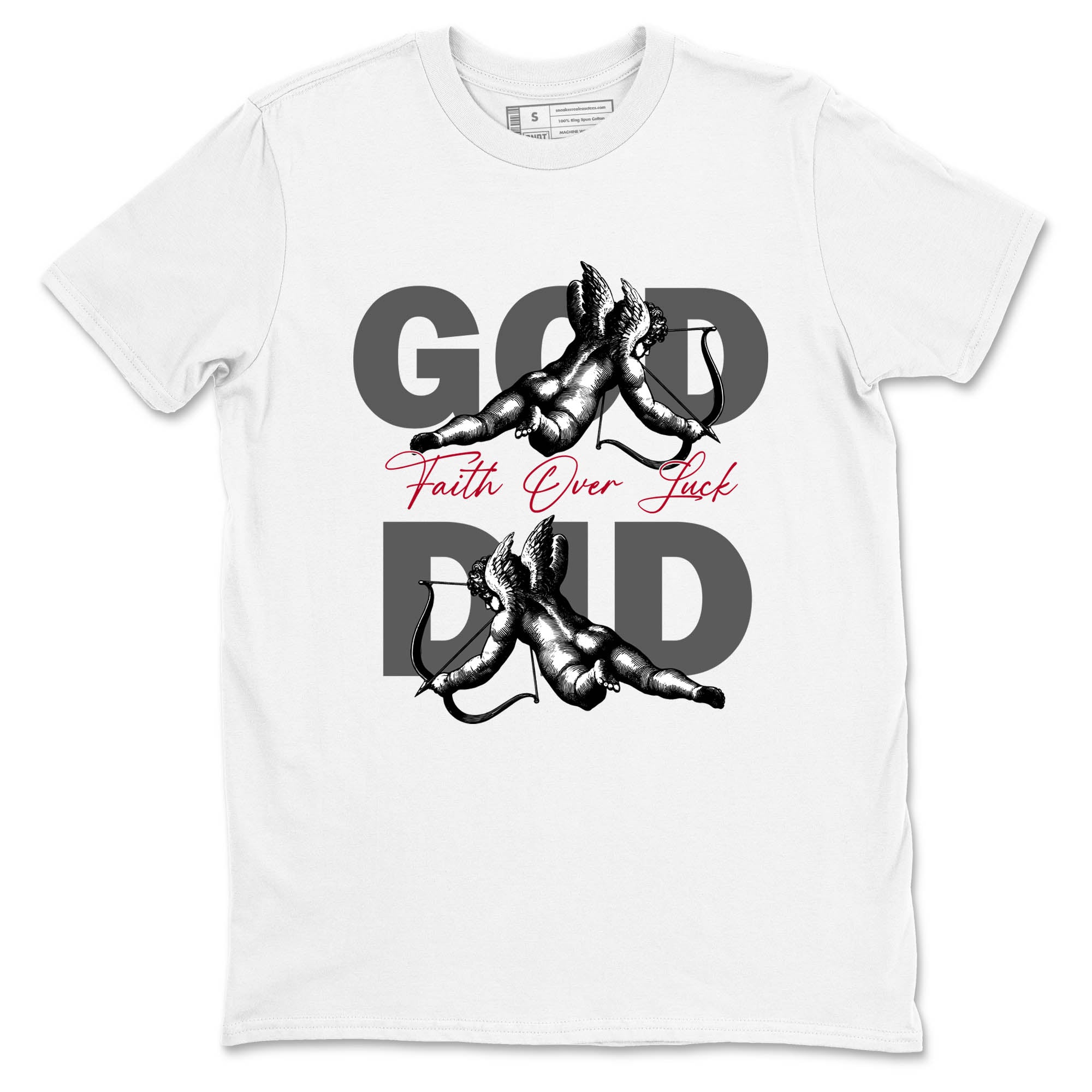 Sneaker Threads  Sneaker Tees To Match Air Jordan 8 Bunny  God Did Graphic Tee White 2. Perfect for Jordan releases 2025 colorways.