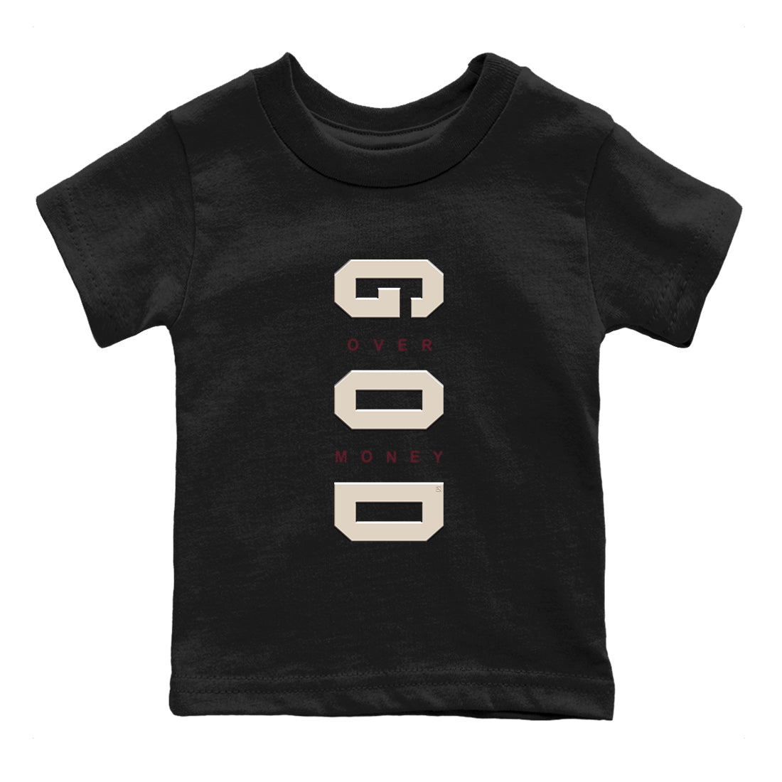 4s A Ma Maniere x "While You Were Sleeping" shirts to match jordans God Over Money sneaker match tees Air Jordan 4 A Ma Maniere x W.Y.W.S match shoes to clothes Drip Gear Zone Youth Baby Black 2 tee