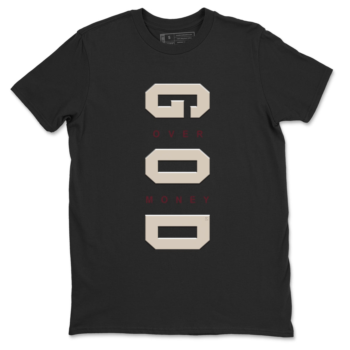 4s A Ma Maniere x "While You Were Sleeping" shirts to match jordans God Over Money sneaker match tees Air Jordan 4 A Ma Maniere x W.Y.W.S match shoes to clothes Drip Gear Zone unisex cotton Black 2 shirts