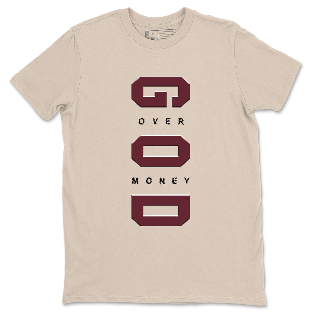 4s A Ma Maniere x "While You Were Sleeping" shirts to match jordans God Over Money sneaker match tees Air Jordan 4 A Ma Maniere x W.Y.W.S match shoes to clothes Drip Gear Zone unisex cotton Sand 2 shirts
