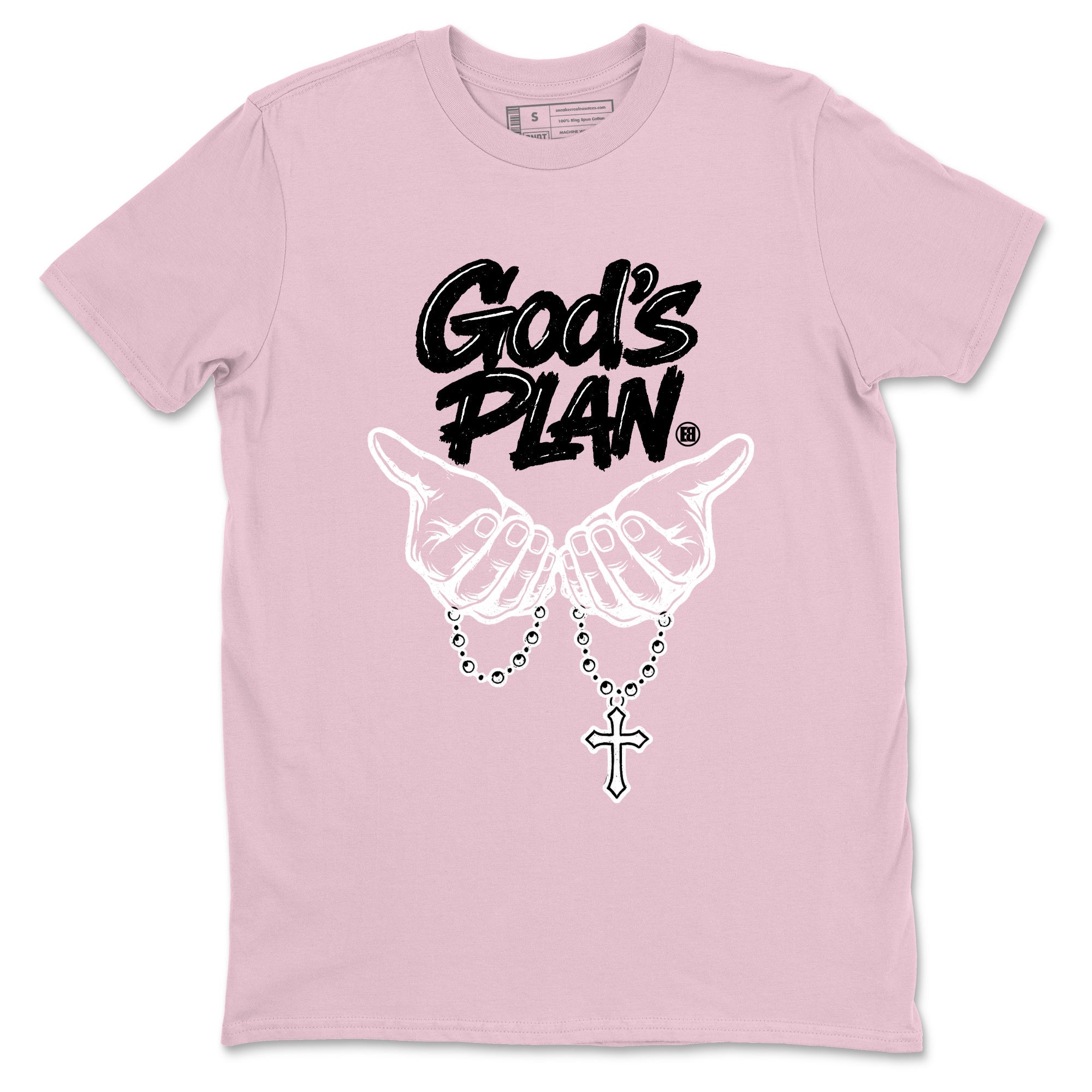 Sneaker Threads Sneaker Tees To Match Air Jordan 5 Medium Soft Pink Shoes God's Plan Tee Pink 2