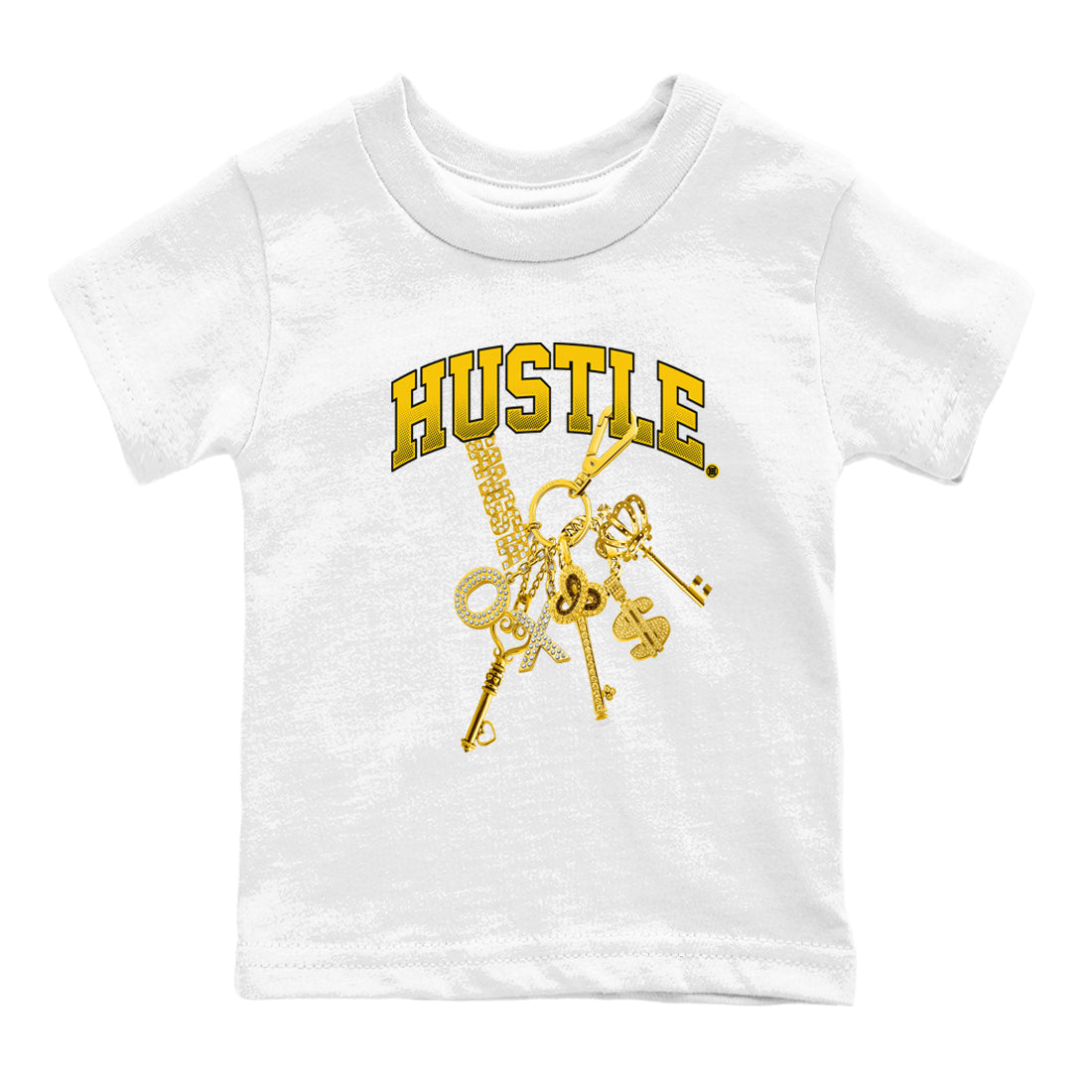 Dunk High Wu Tang shirts to match jordans Gold Hustle sneaker match tees Dunk High Wu Tang match shoes to clothes Drip Gear Zone Youth Baby White 2 tee