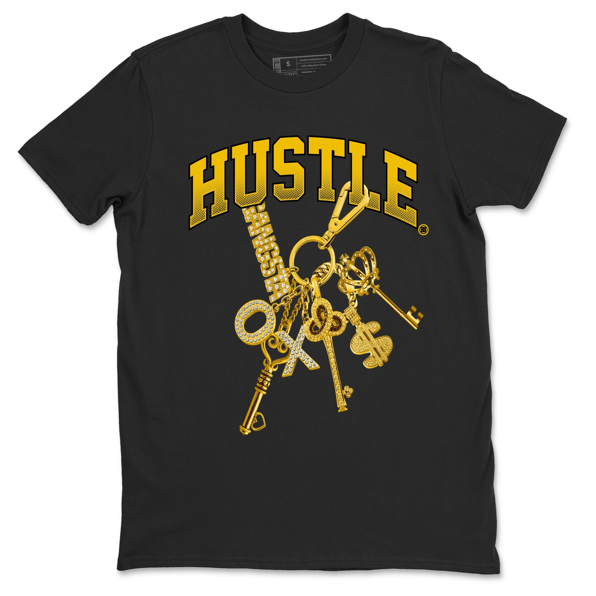 Dunk High Wu Tang shirts to match jordans Gold Hustle sneaker match tees Dunk High Wu Tang match shoes to clothes Drip Gear Zone unisex cotton Black 2 shirts