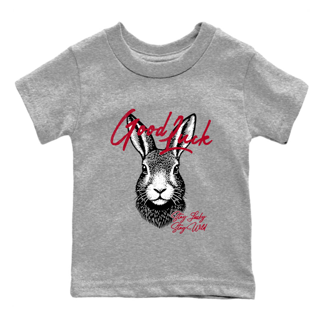 Sneaker Threads  Sneaker Tees To Match Air Jordan 8 Bunny  Good Luck Youth Graphic Tee Heather Grey 2. Perfect for Jordan releases 2025 colorways.
