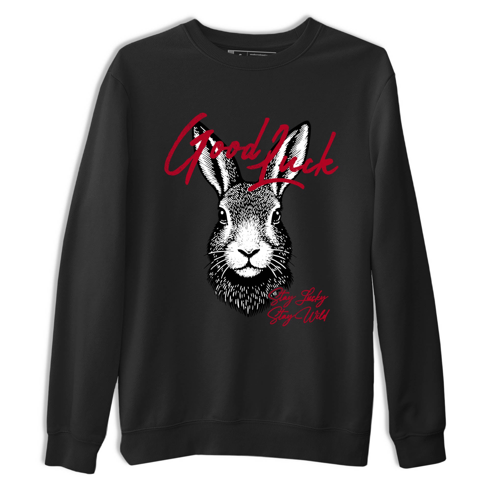 Sneaker Threads  Sneaker Tees To Match Air Jordan 8 Bunny  Good Luck Graphic Tee Black 2. Perfect for Jordan releases 2025 colorways.