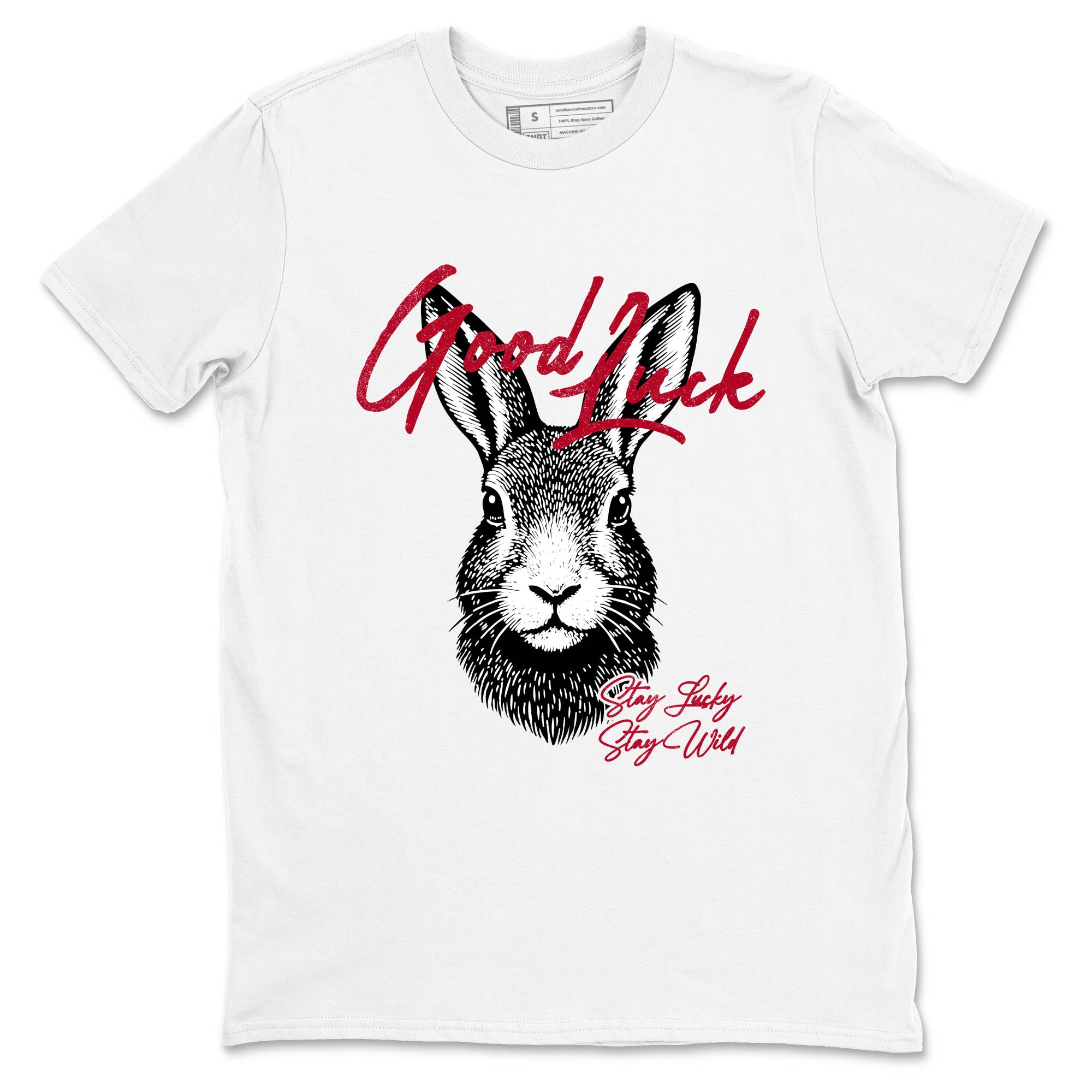 Sneaker Threads  Sneaker Tees To Match Air Jordan 8 Bunny  Good Luck Graphic Tee White 2. Perfect for Jordan releases 2025 colorways.