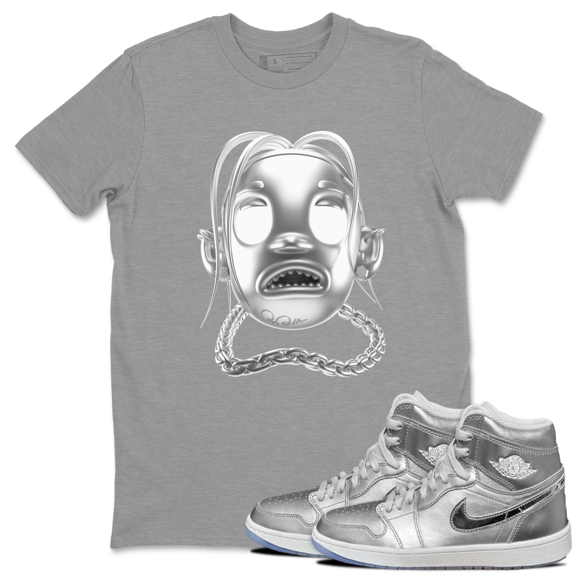 Air Jordan 1 Gift Giving shirt to match jordans Goosebumps Boy sneaker tees  Metal tees AJ1 Gift Giving Drip Gear Zone Unisex Heather Grey 1 T-Shirt