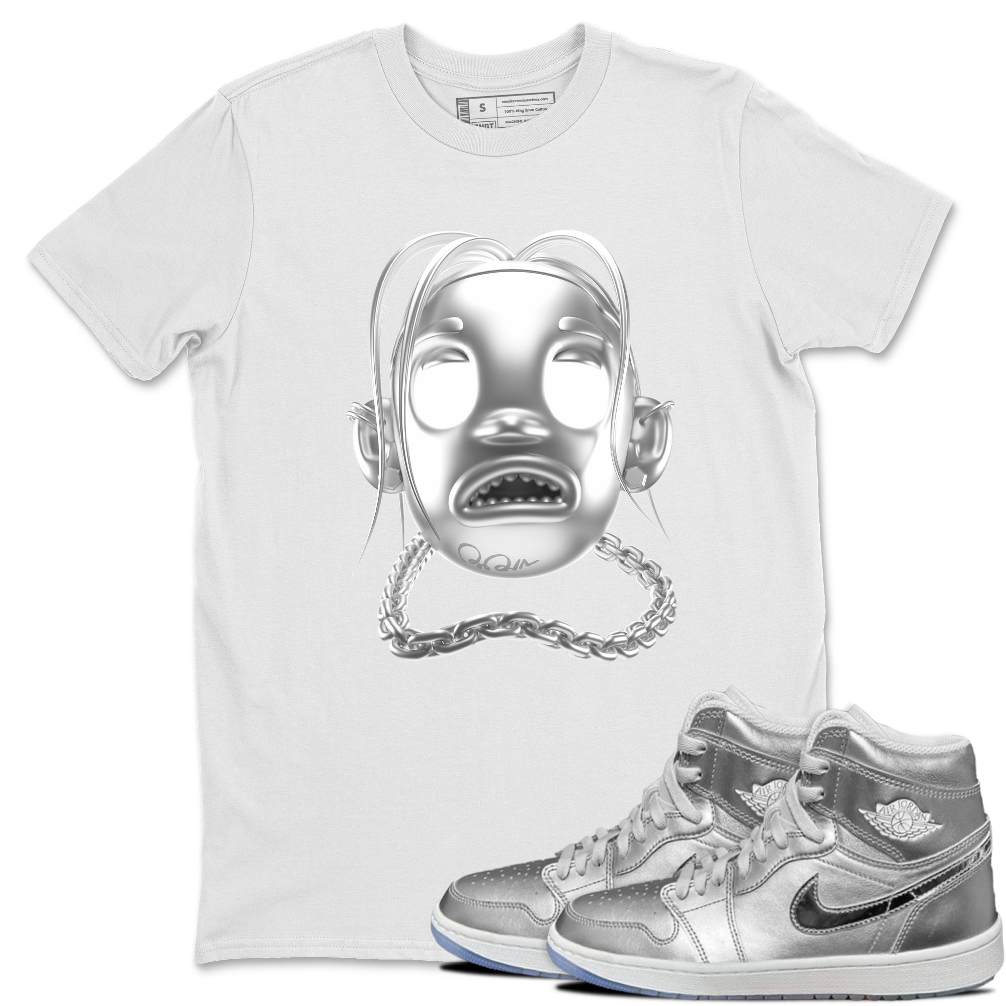 Air Jordan 1 Gift Giving shirt to match jordans Goosebumps Boy sneaker tees  Metal tees AJ1 Gift Giving Drip Gear Zone Unisex White 1 T-Shirt
