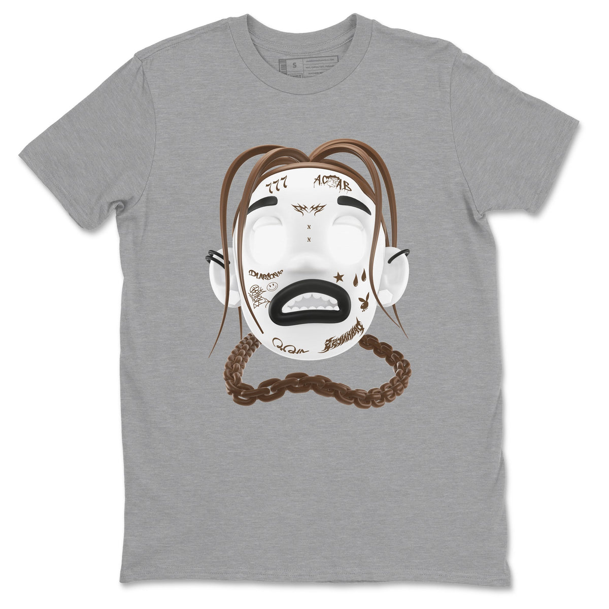 1s Low OG Mocha shirts to match jordans Goosebumps Boy sneaker match tees Air Jordan 1 Mocha match shoes to clothes Drip Gear Zone unisex cotton Heather Grey 2 shirts