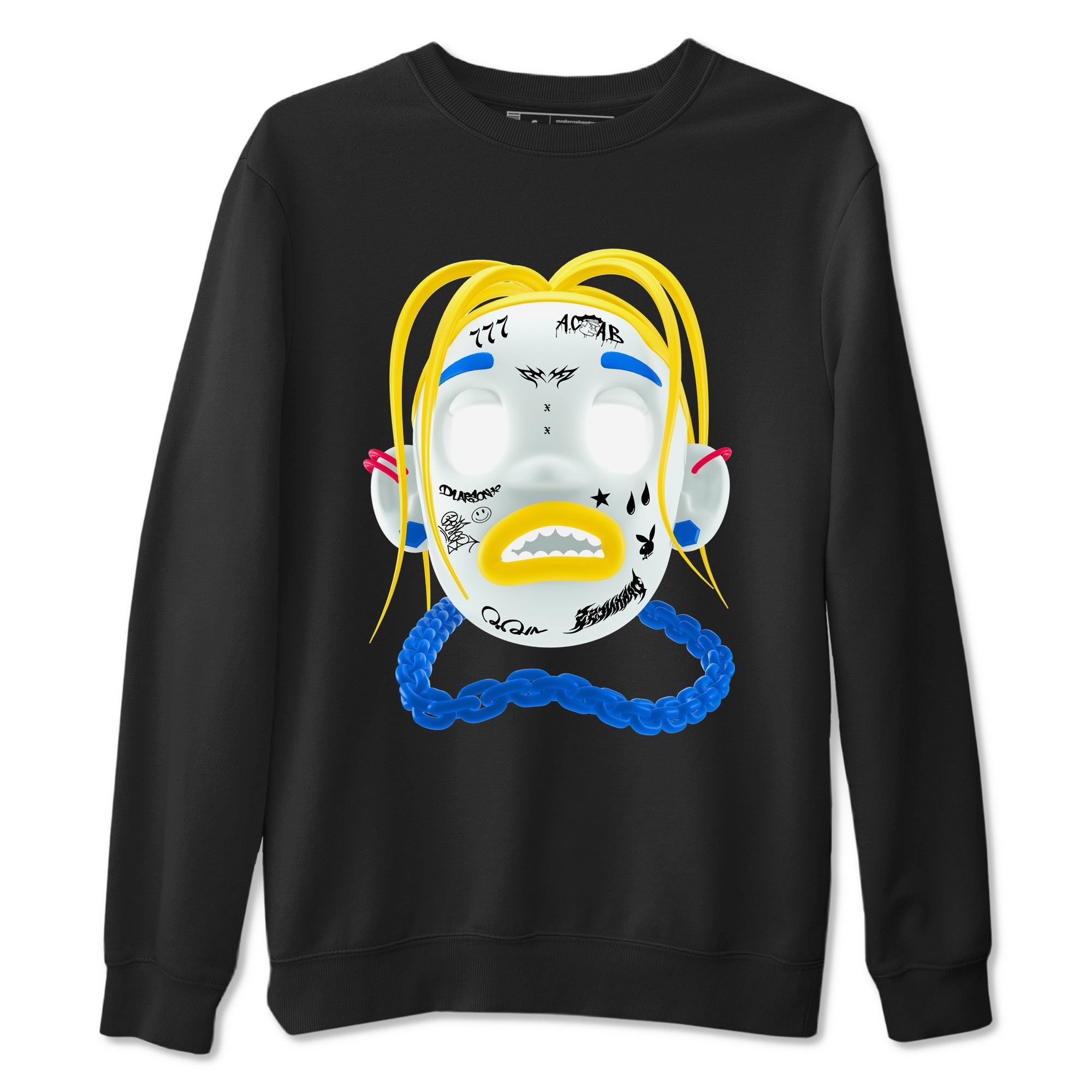 1s Travis Scott Canary shirt to match jordans Goosebumps Boy sneaker tees Air Jordan 1 Travis Scott Canary Drip Gear Zone unisex cotton Black 2 crew neck shirt