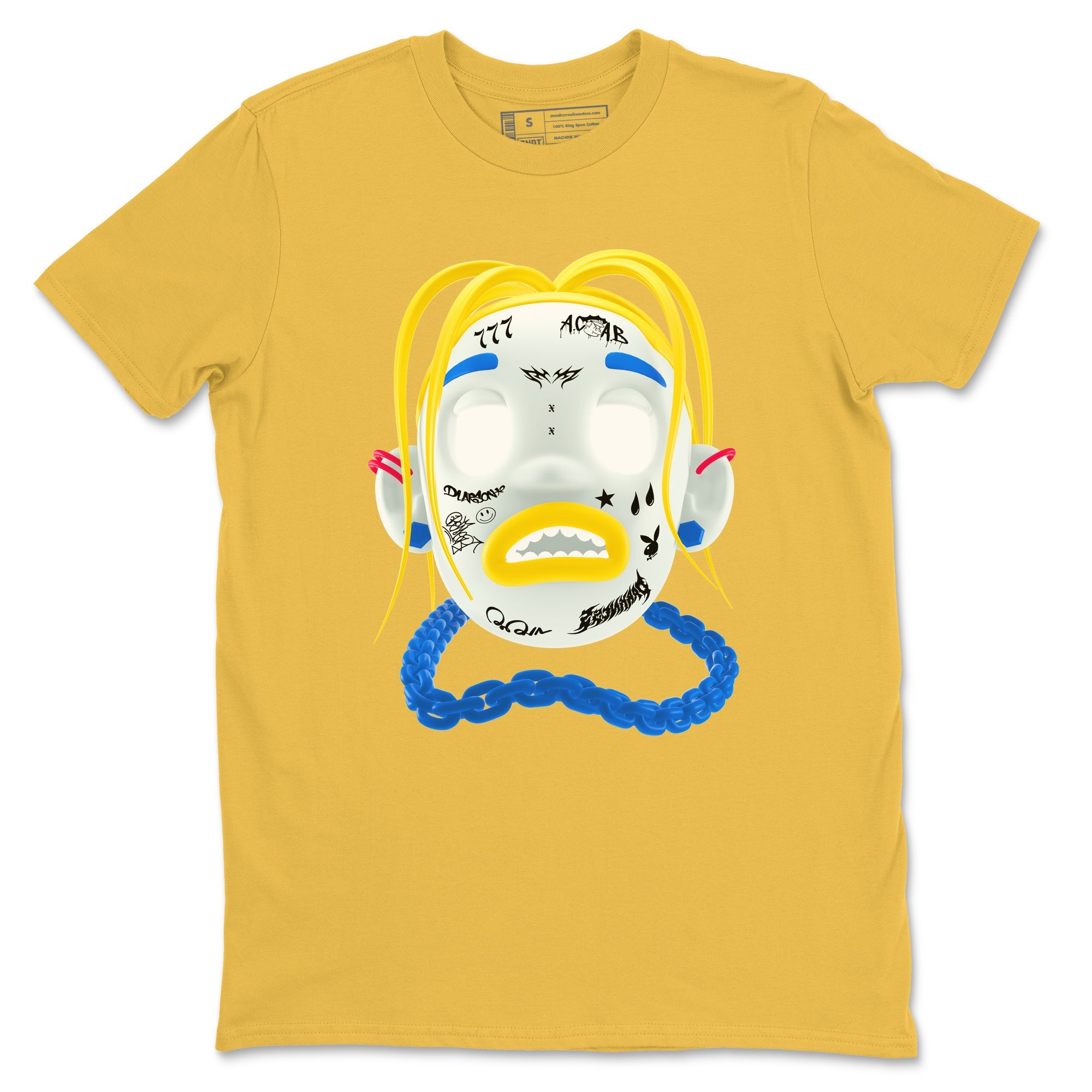 1s Travis Scott Canary shirt to match jordans Goosebumps Boy sneaker tees Air Jordan 1 Travis Scott Canary Drip Gear Zone unisex cotton Daisy 2 crew neck shirt