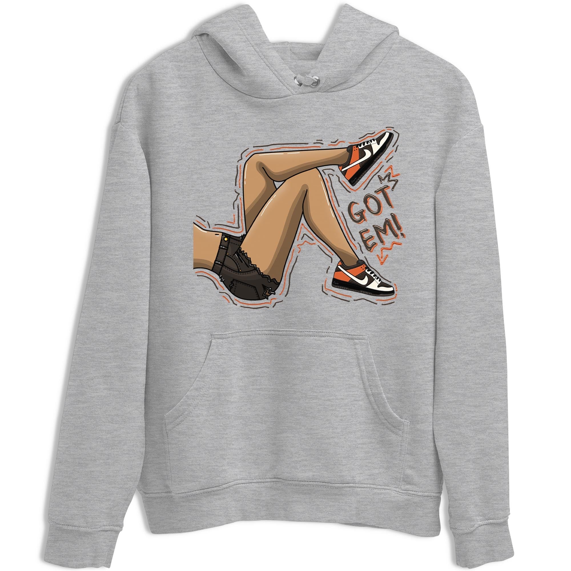 Nike Low Dunk Red Panda shirt to match jordans Got Em Legs sneaker tees Nike Dunk Red Panda Drip Gear Zone Unisex Streetwear Clothing Heather Grey 2 T-Shirt