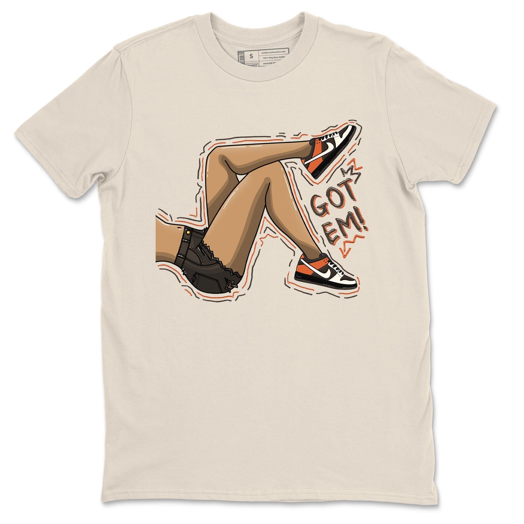 Nike Low Dunk Red Panda shirt to match jordans Got Em Legs sneaker tees Nike Dunk Red Panda Drip Gear Zone Unisex Streetwear Clothing Natural 2 T-Shirt