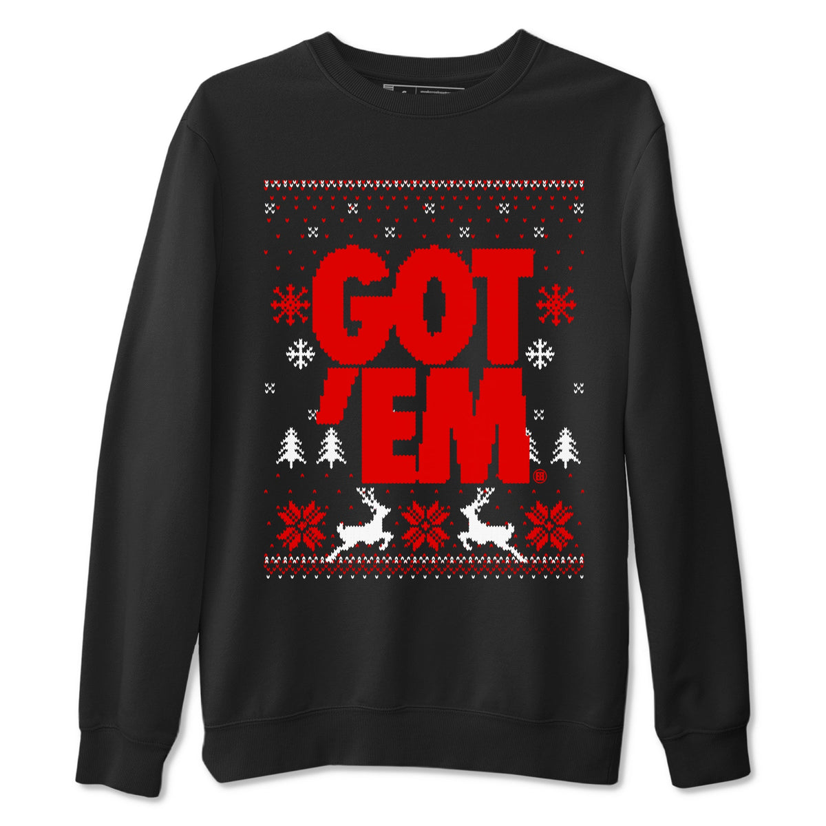 11s Cherry shirts to match jordans Christmas Gift Got Em Ugly Sweater sneaker match tees Air Jordan 11 Retro Cherry match shoes to clothes Drip Gear Zone unisex cotton Black 2 shirts