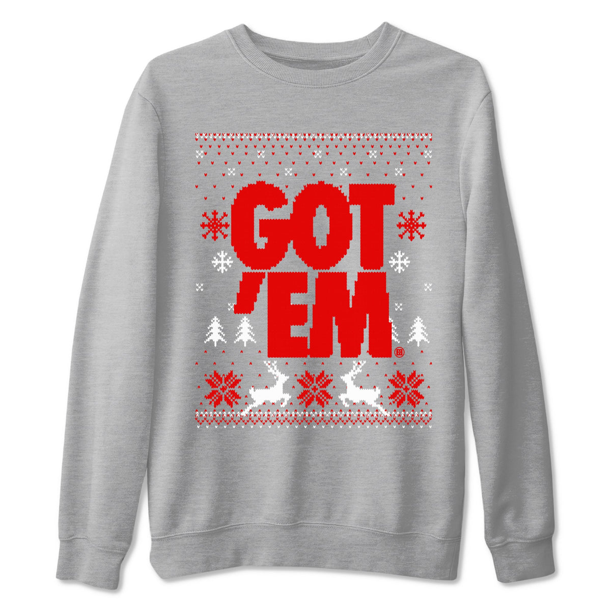 11s Cherry shirts to match jordans Christmas Gift Got Em Ugly Sweater sneaker match tees Air Jordan 11 Retro Cherry match shoes to clothes Drip Gear Zone unisex cotton Heather Grey 2 shirts
